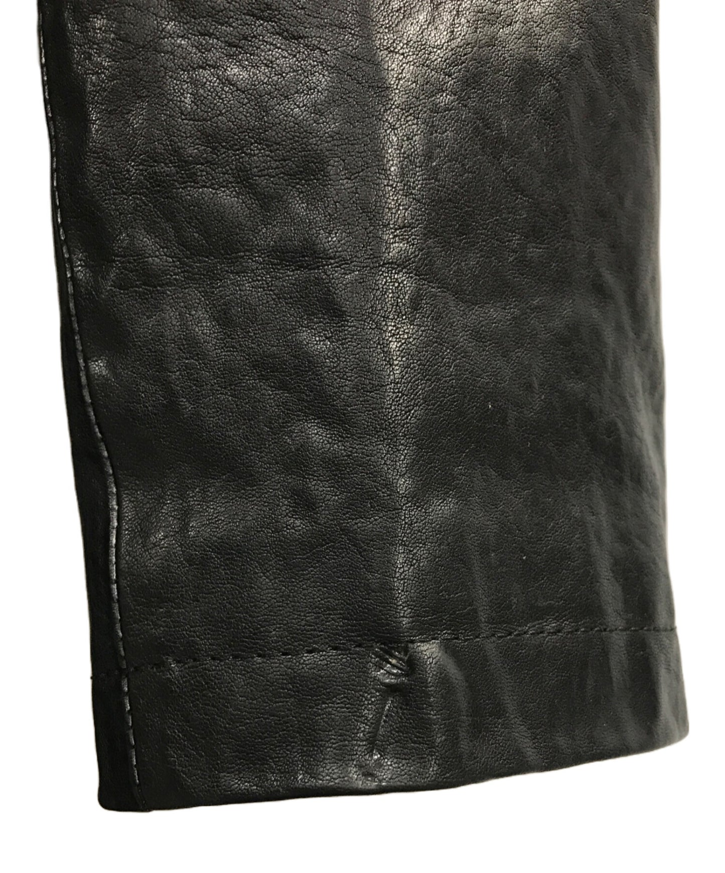 [Pre-owned] Yohji Yamamoto pour homme Leather Riders Long Coat HH-J97-717