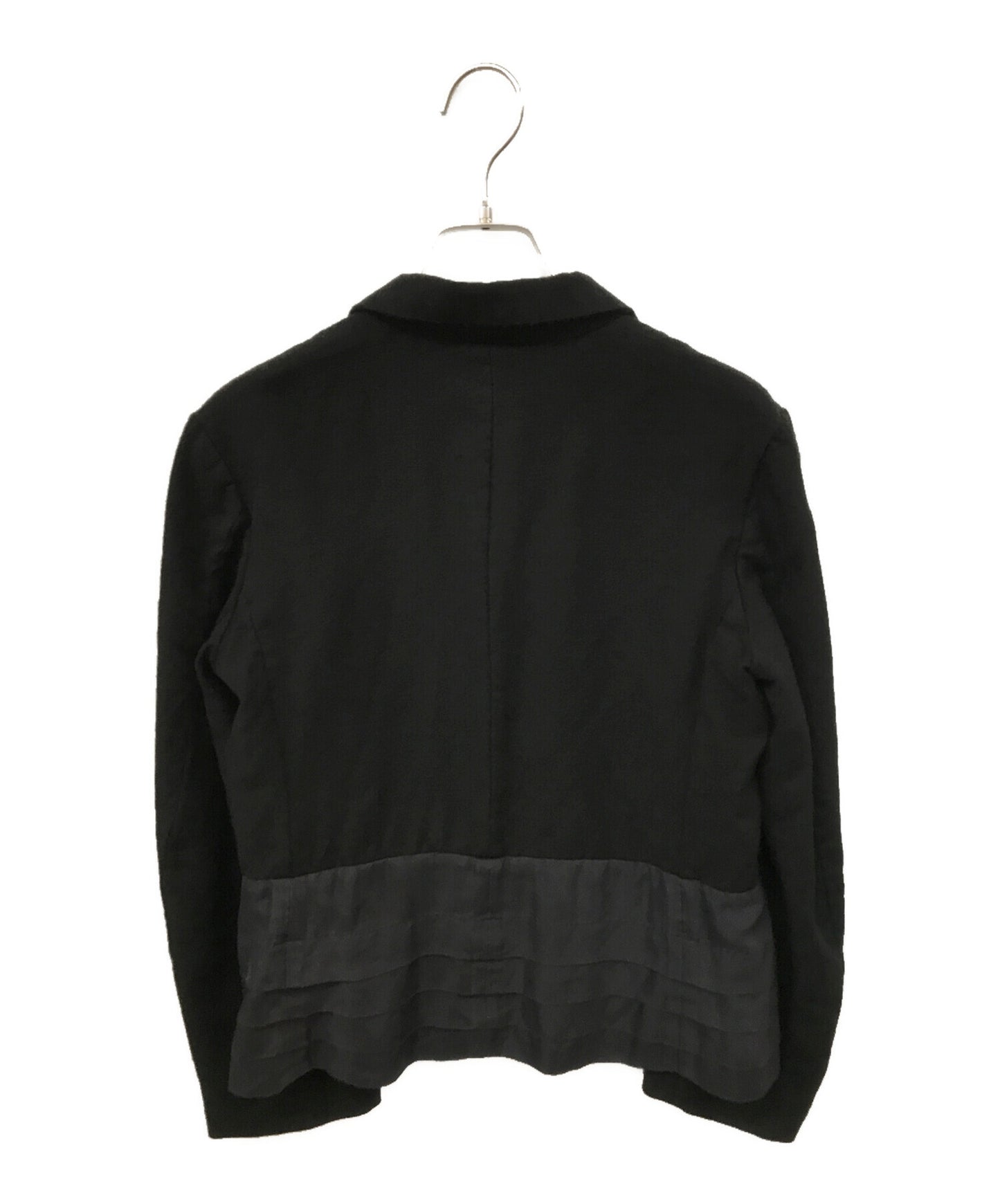 [Pre-owned] tricot COMME des GARCONS Product dyed, different material, hem silk jacket TR-J033