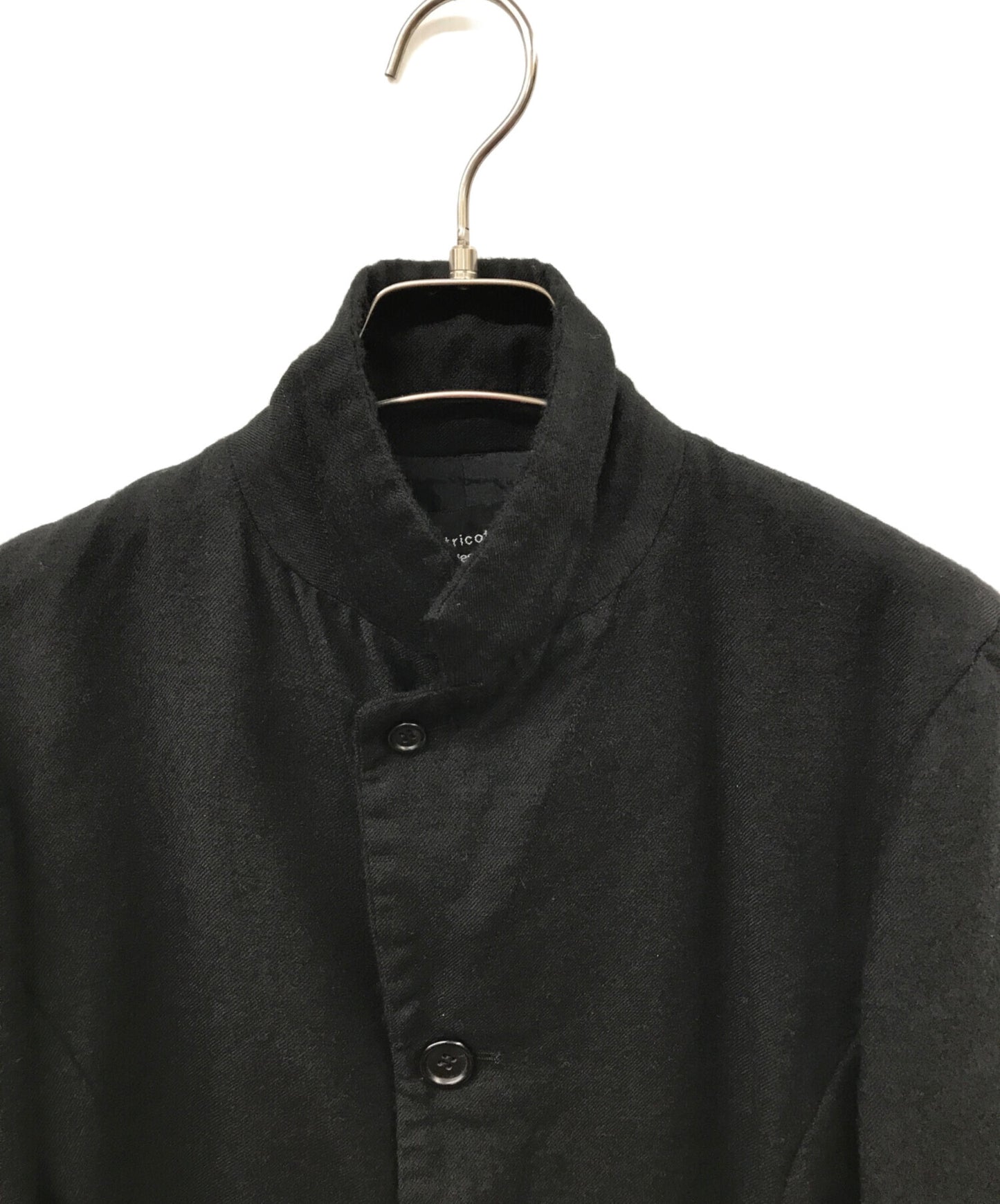 [Pre-owned] tricot COMME des GARCONS Product dyed, different material, hem silk jacket TR-J033