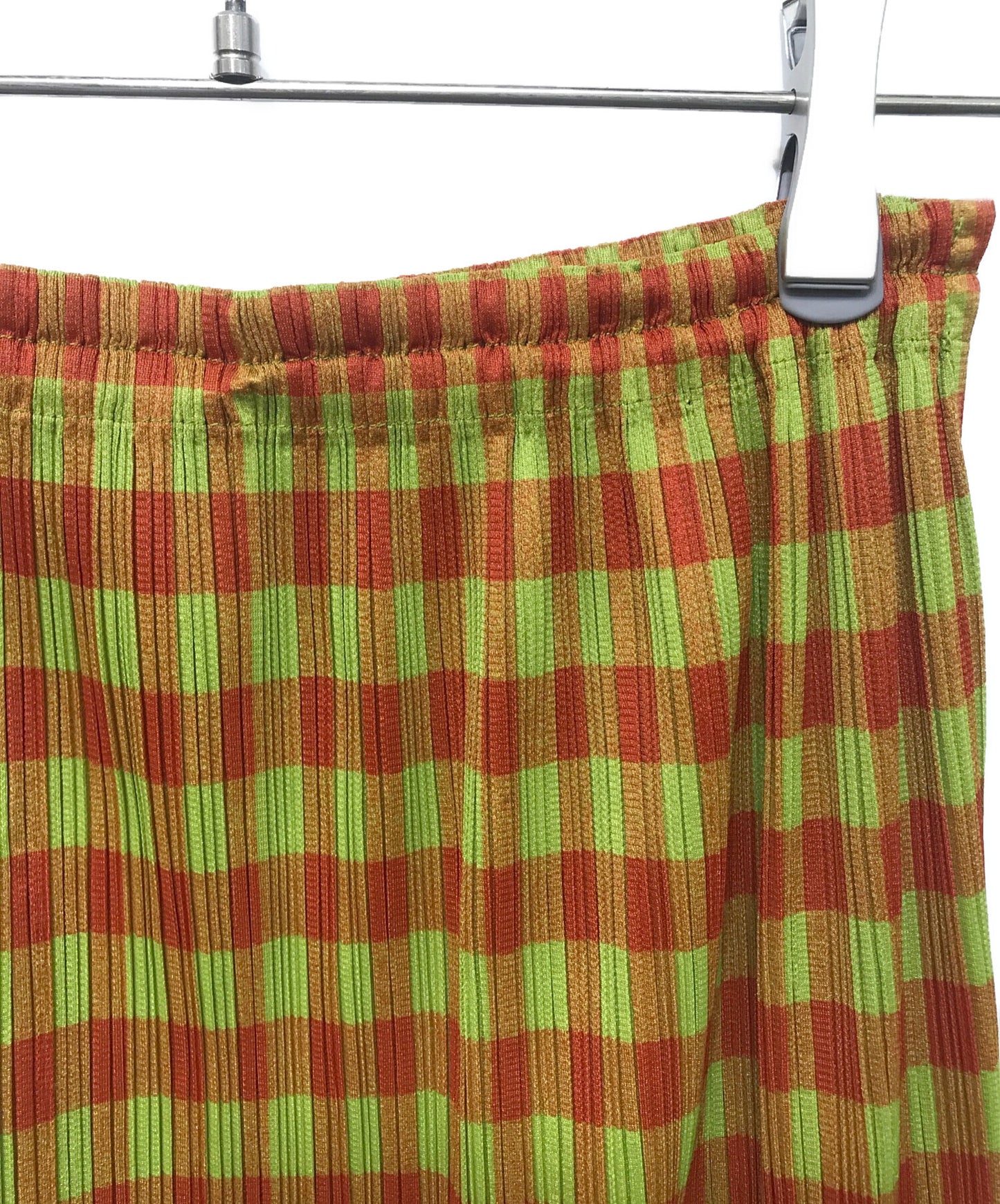 [Pre-owned] PLEATS PLEASE check pleated skirt PP72-JG413