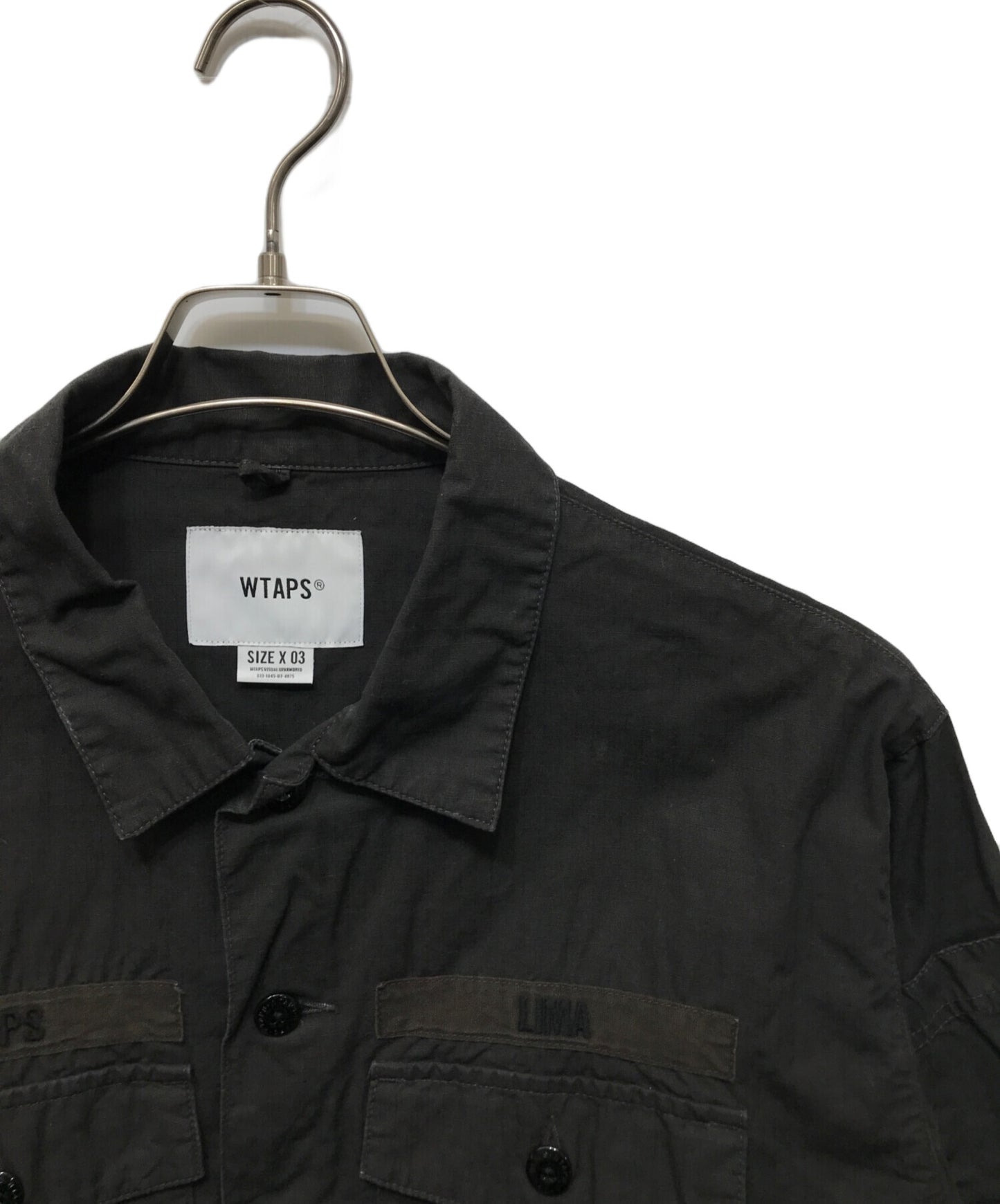 [Pre-owned] WTAPS BUDS L/S MILITARY SHIRTS 2018RDT-SHM02