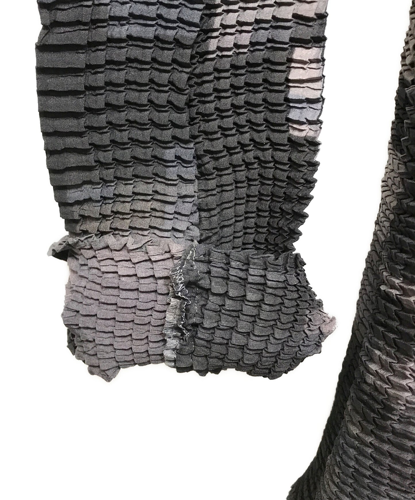 [Pre-owned] ISSEY MIYAKE Stretch Pleats Box Dot Graphic Shirt IM11FJ213