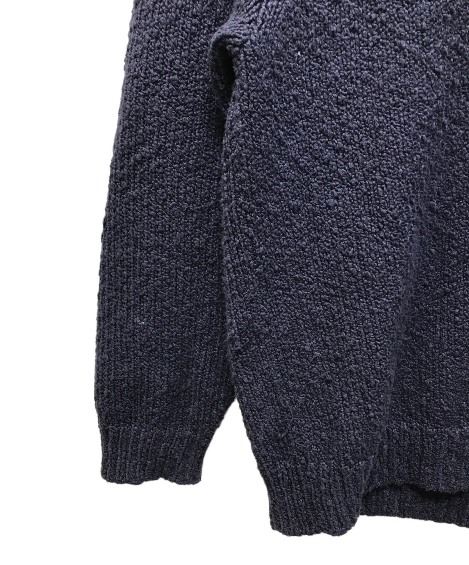 Supreme Bouclé Small Box Sweater Navy XL Bouclé Small Box Sweater 