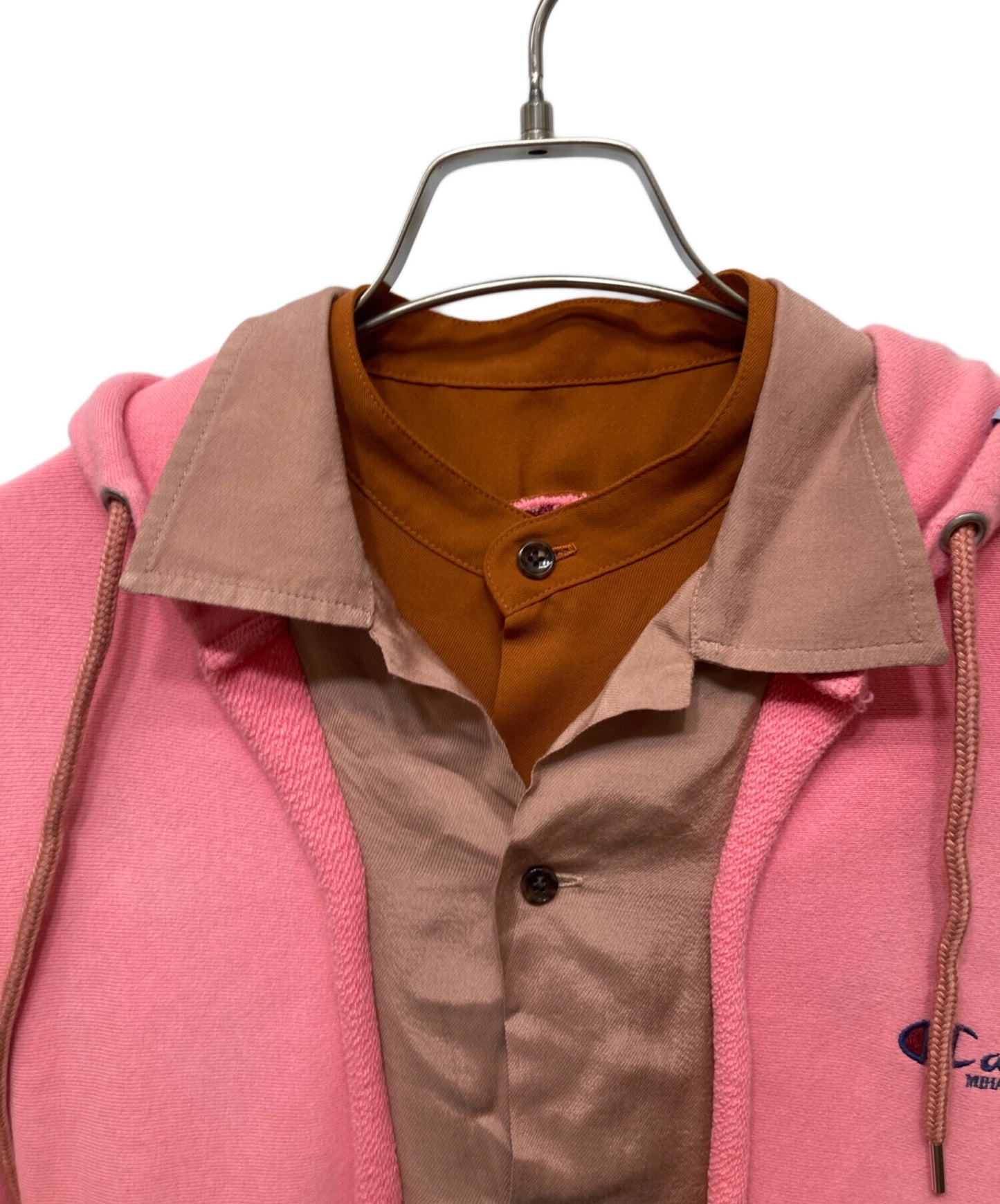 [Pre-owned] Maison MIHARA YASUHIRO Layered Hoodie Dress B10DR561