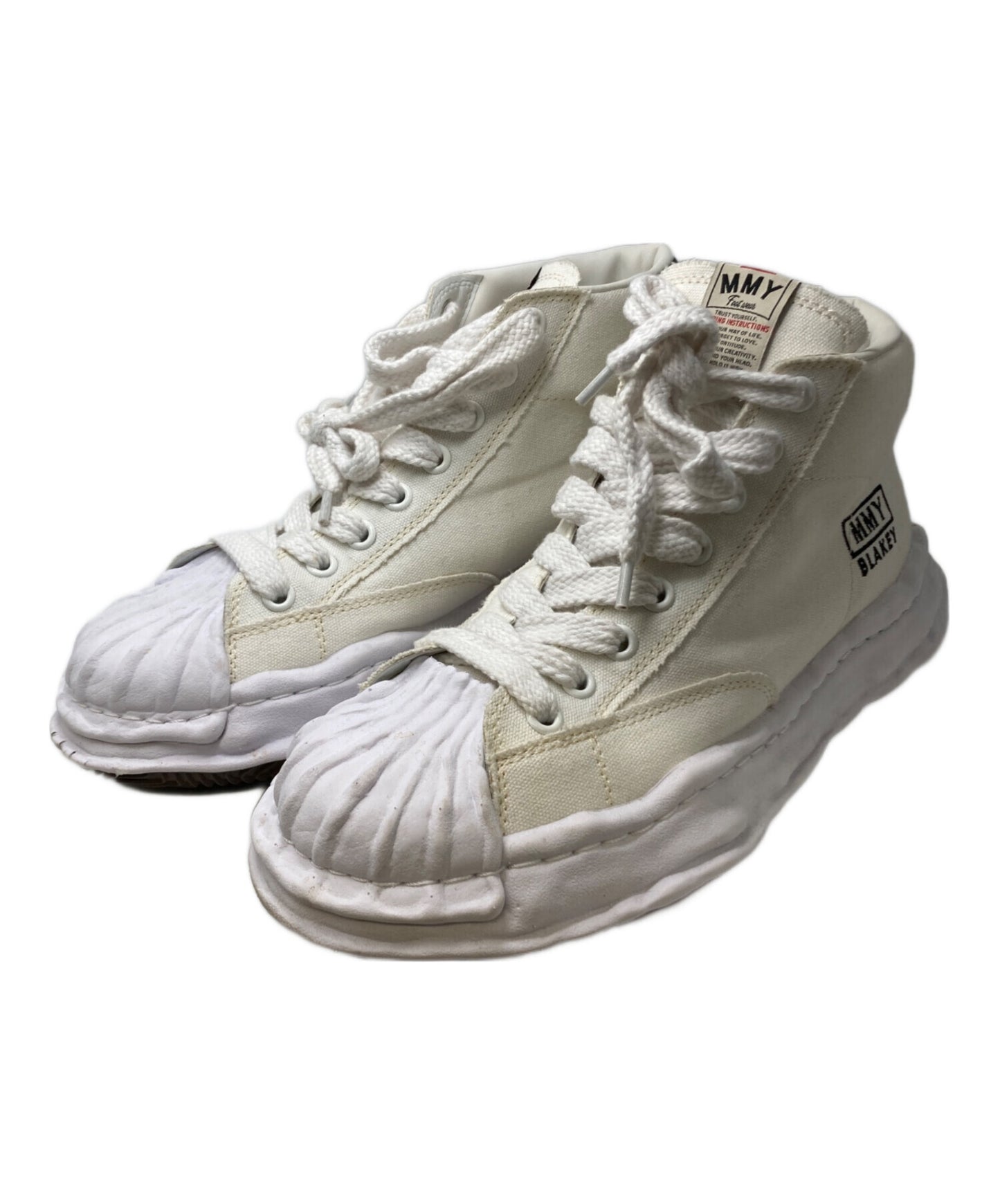 [Pre-owned] Maison MIHARA YASUHIRO BLAKEY HIGH CANVAS SNEAKER A08FW736