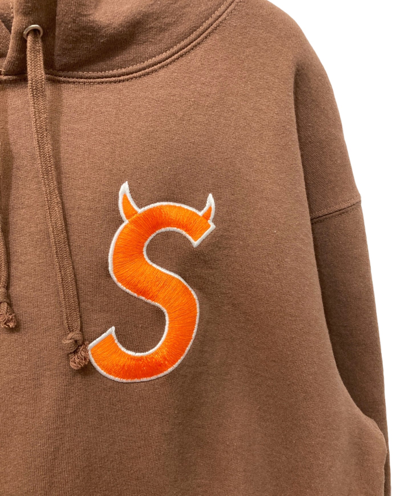 [Pre-owned] SUPREME S Logo Hooded Sweat Shirt