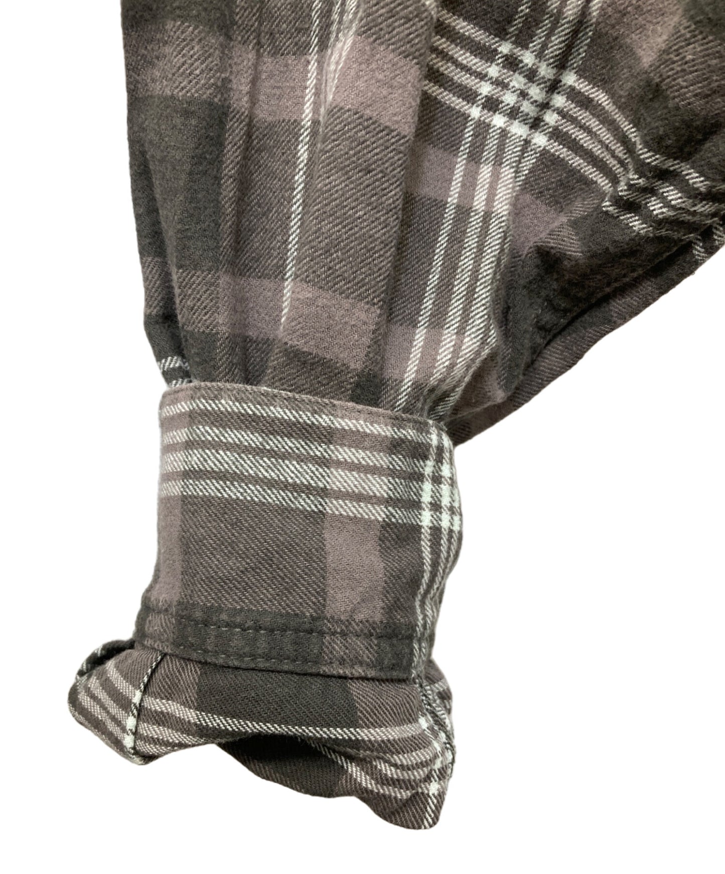 [Pre-owned] NEIGHBORHOOD SAVAGE TARTAN CHECK SHIRT LS 251AQNH-SHM01