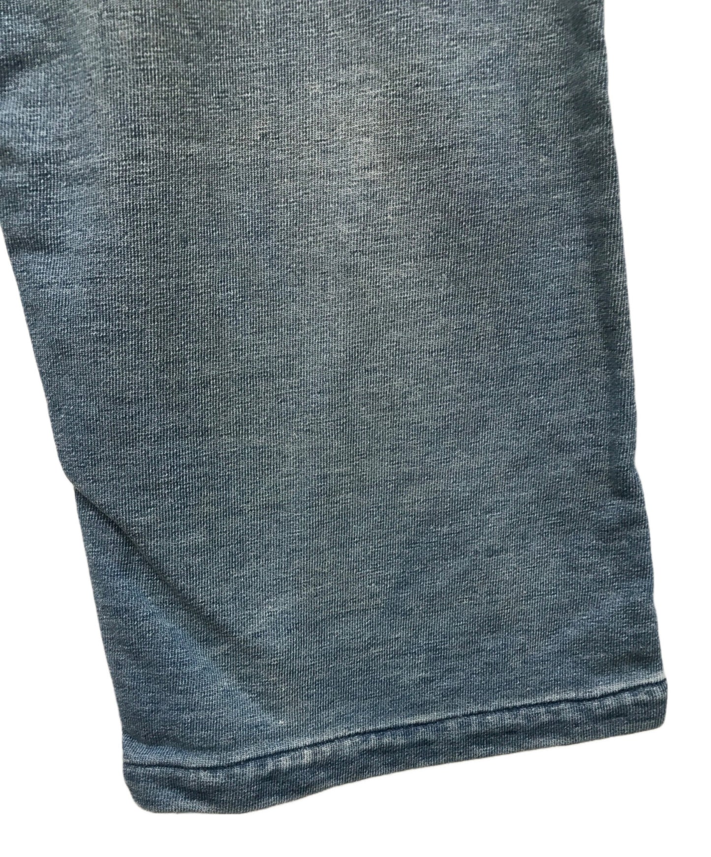 [Pre-owned] KAPITAL Ragged-finished patchwork sweatshirt denim pants