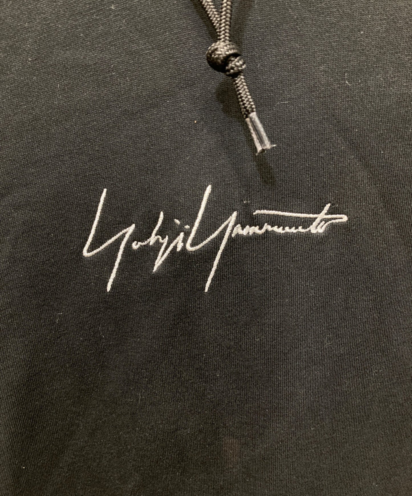 [Pre-owned] Yohji Yamamoto pour homme Signature Logo Sweat Pullover Hoodie HV-T40-077
