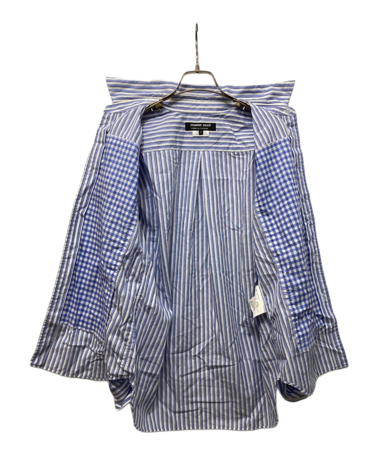 [Pre-owned] COMME des GARCONS HOMME DEUX Switched design shirt DE-B027