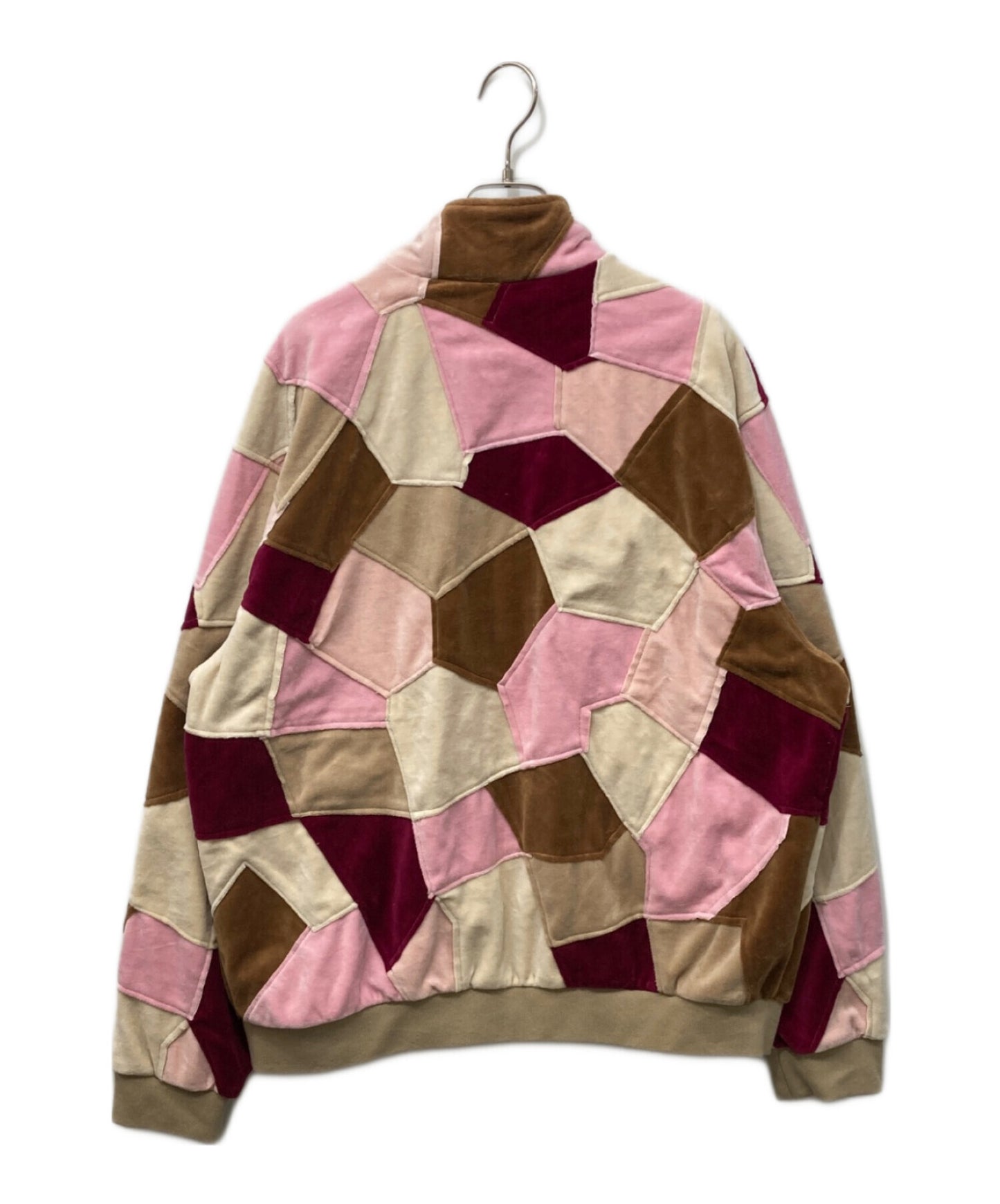[Pre-owned] SUPREME Patchwork Velour Track Jacket