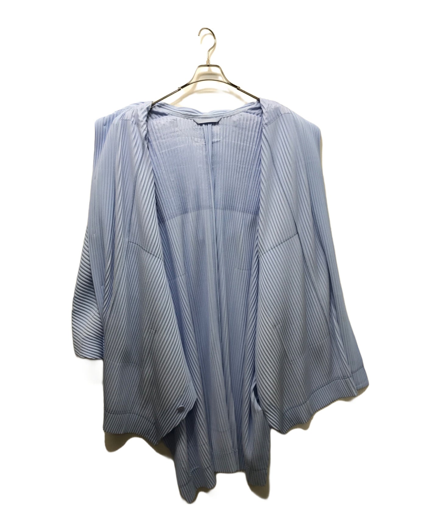 [Pre-owned] HOMME PLISSE ISSEY MIYAKE KITE Pleated poncho HP51JA351