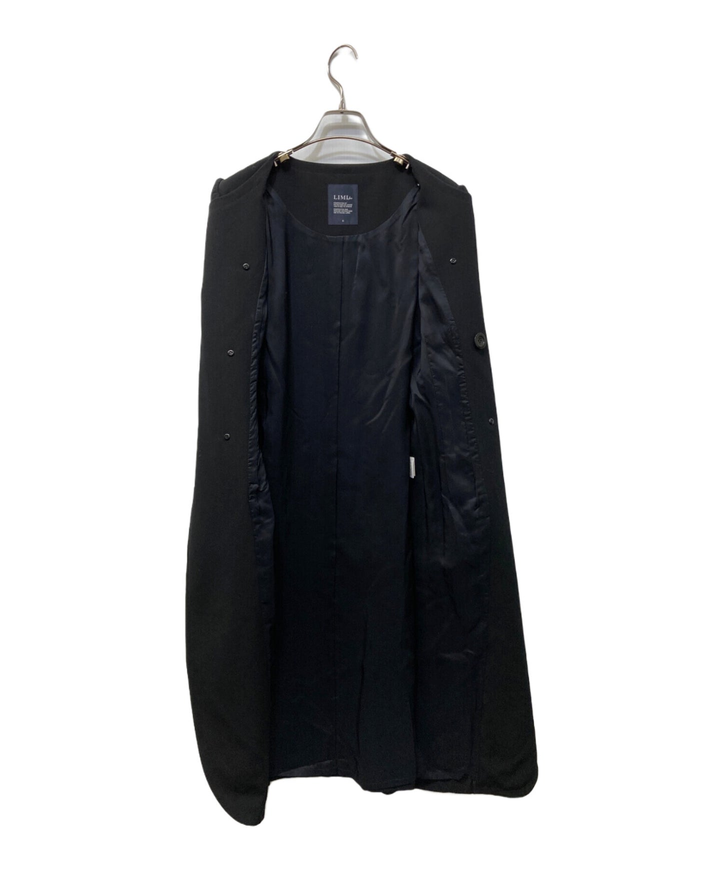 [Pre-owned] LIMI feu No Collar Ruffle Trench Coat LY-C01-100