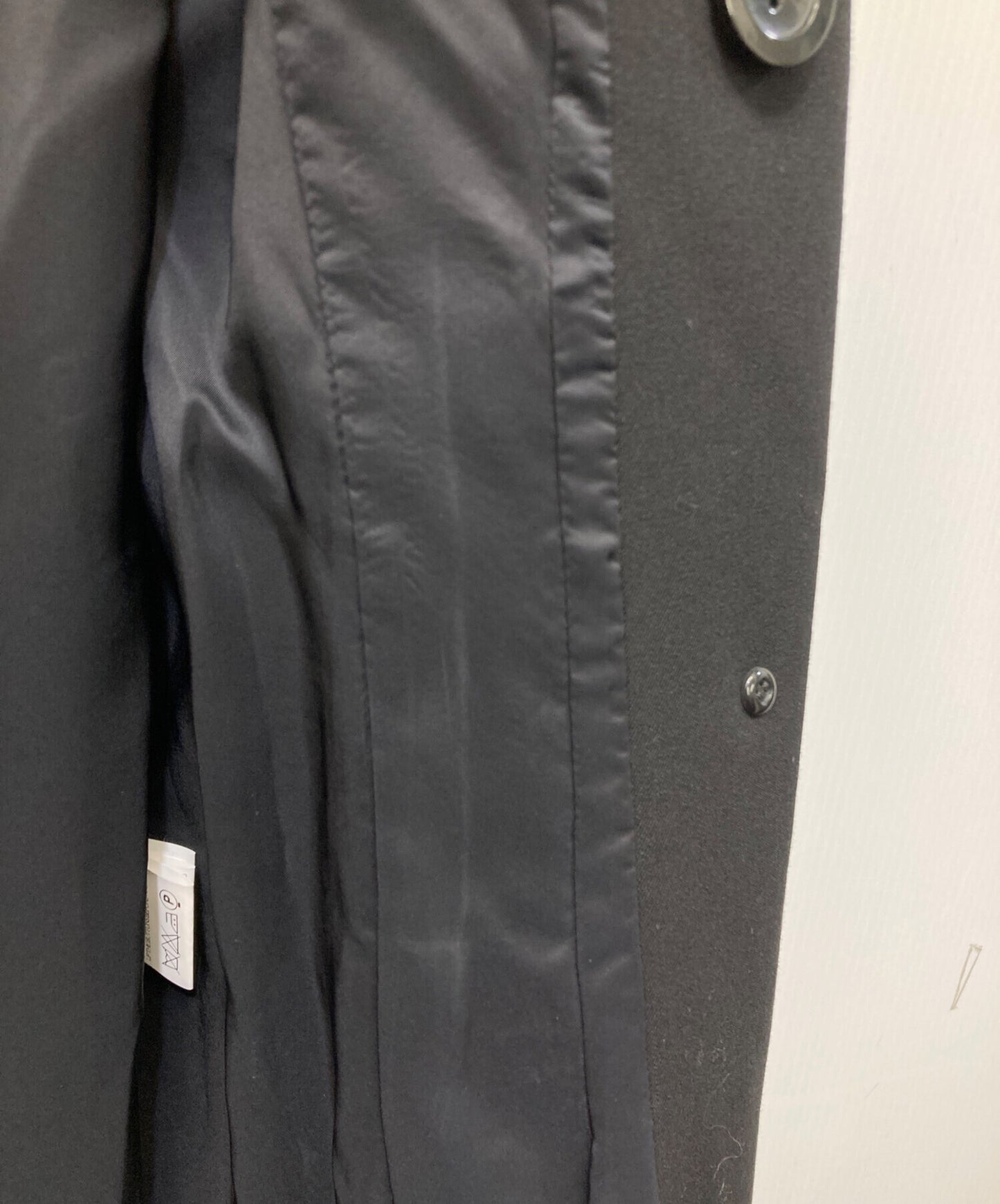 [Pre-owned] LIMI feu No Collar Ruffle Trench Coat LY-C01-100