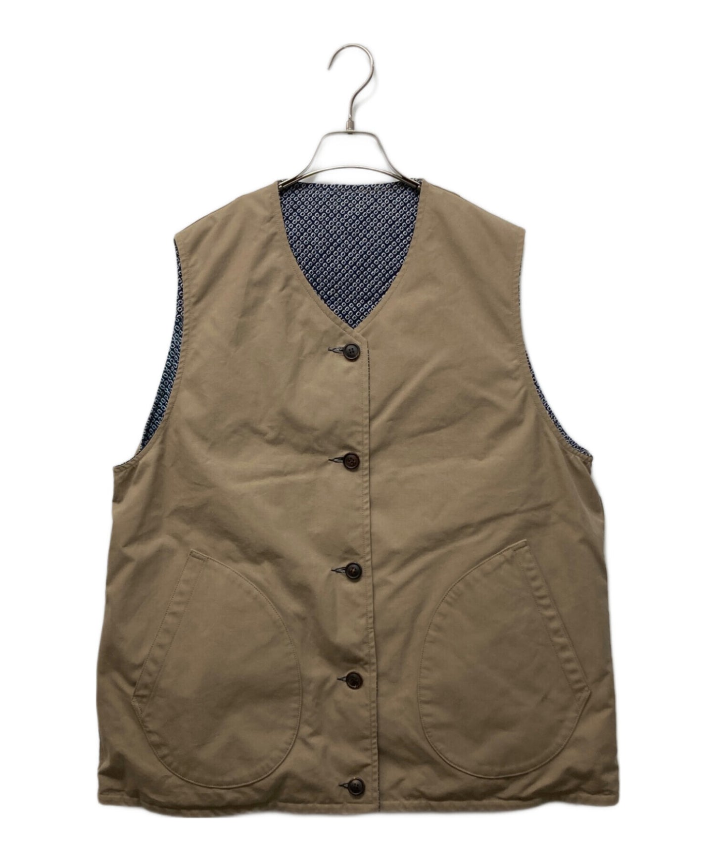 [Pre-owned] VISVIM KORA DOWN VEST VT.SHIBORI 0224905013002