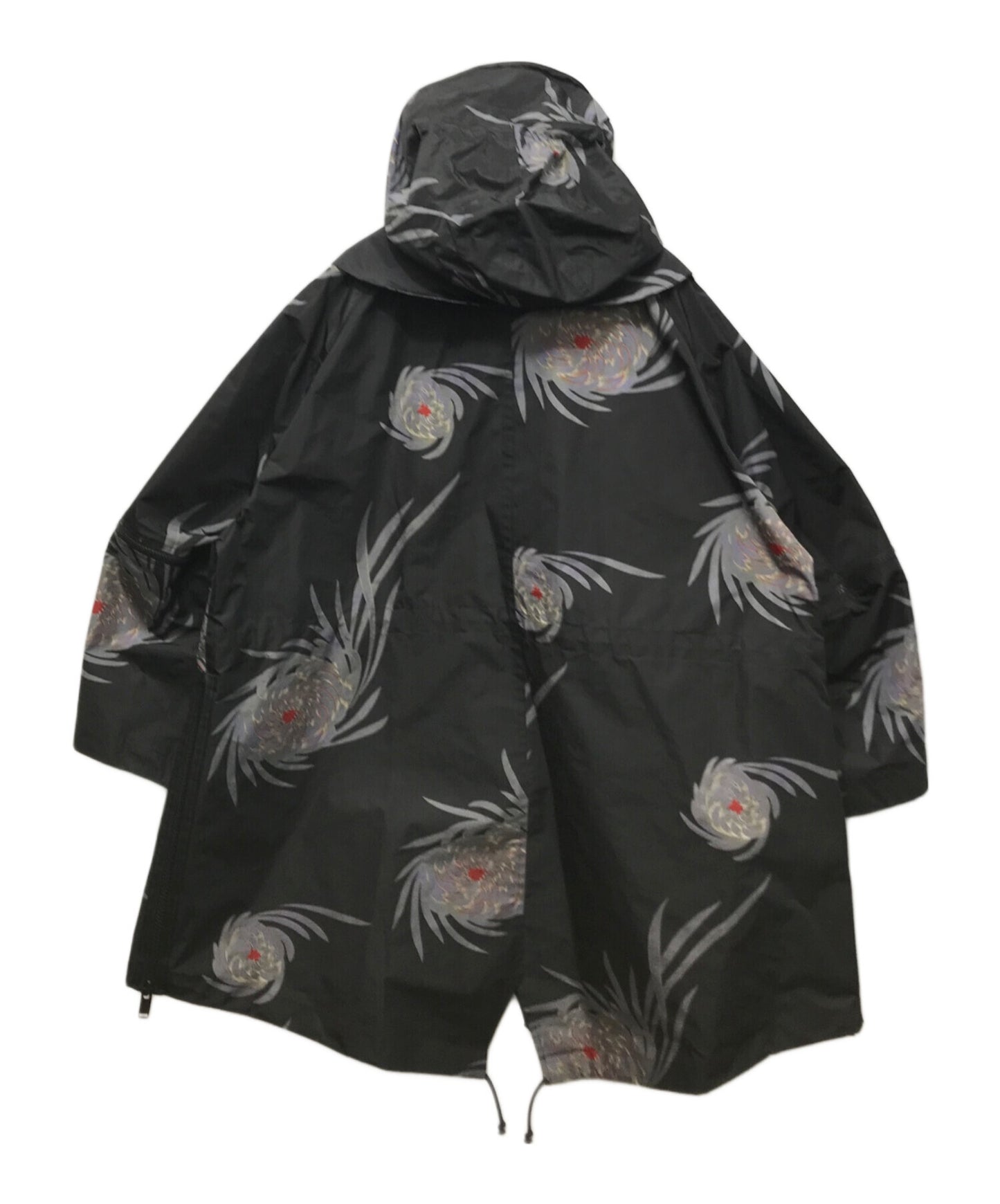 [Pre-owned] UNDERCOVER Transfer Weather Hooded Collarless Short Mod Coat UCZ4305-1