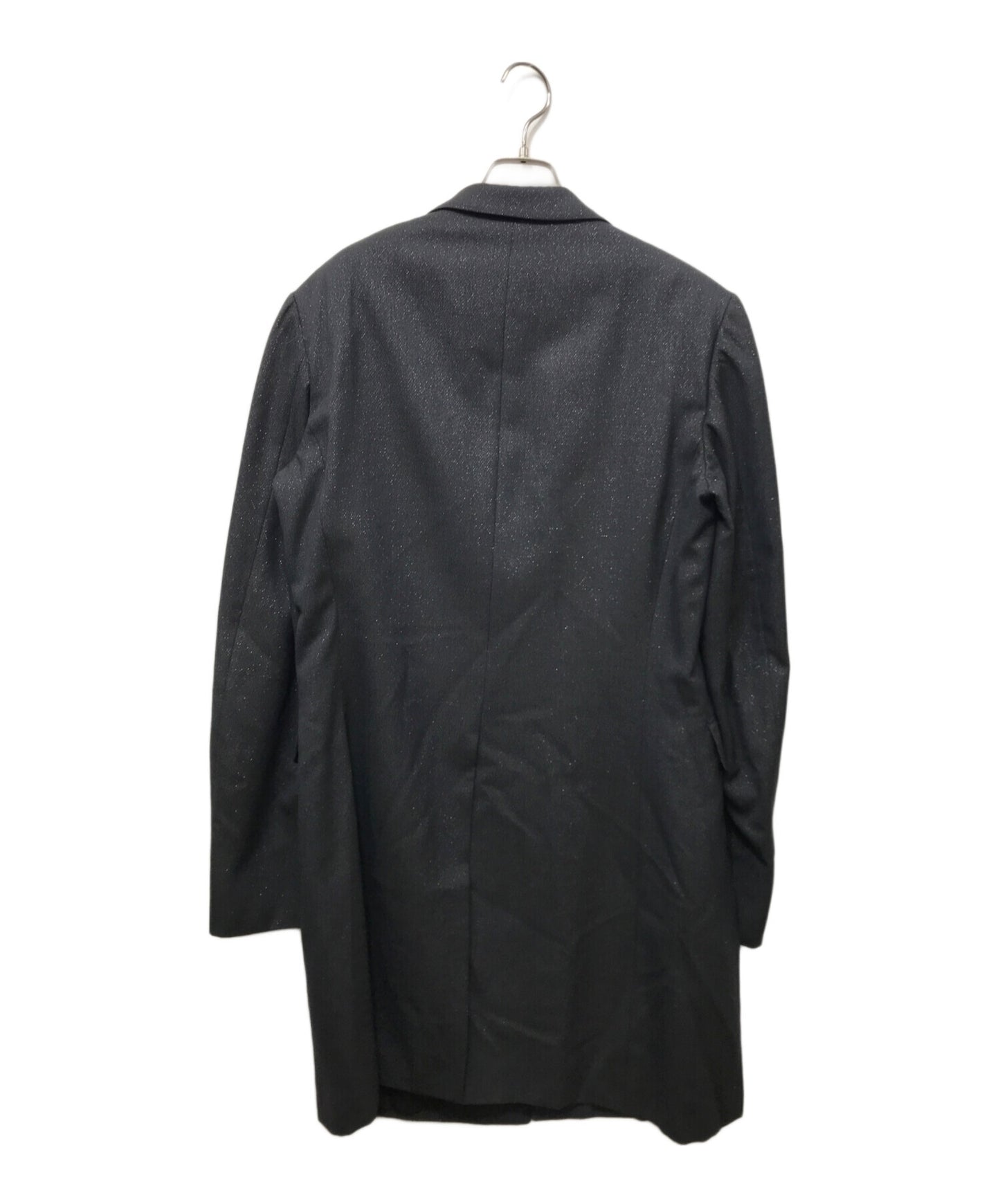 [Pre-owned] COMME des GARCONS HOMME PLUS Shawl Collar Chesterfield Lamé Coat PR-J054