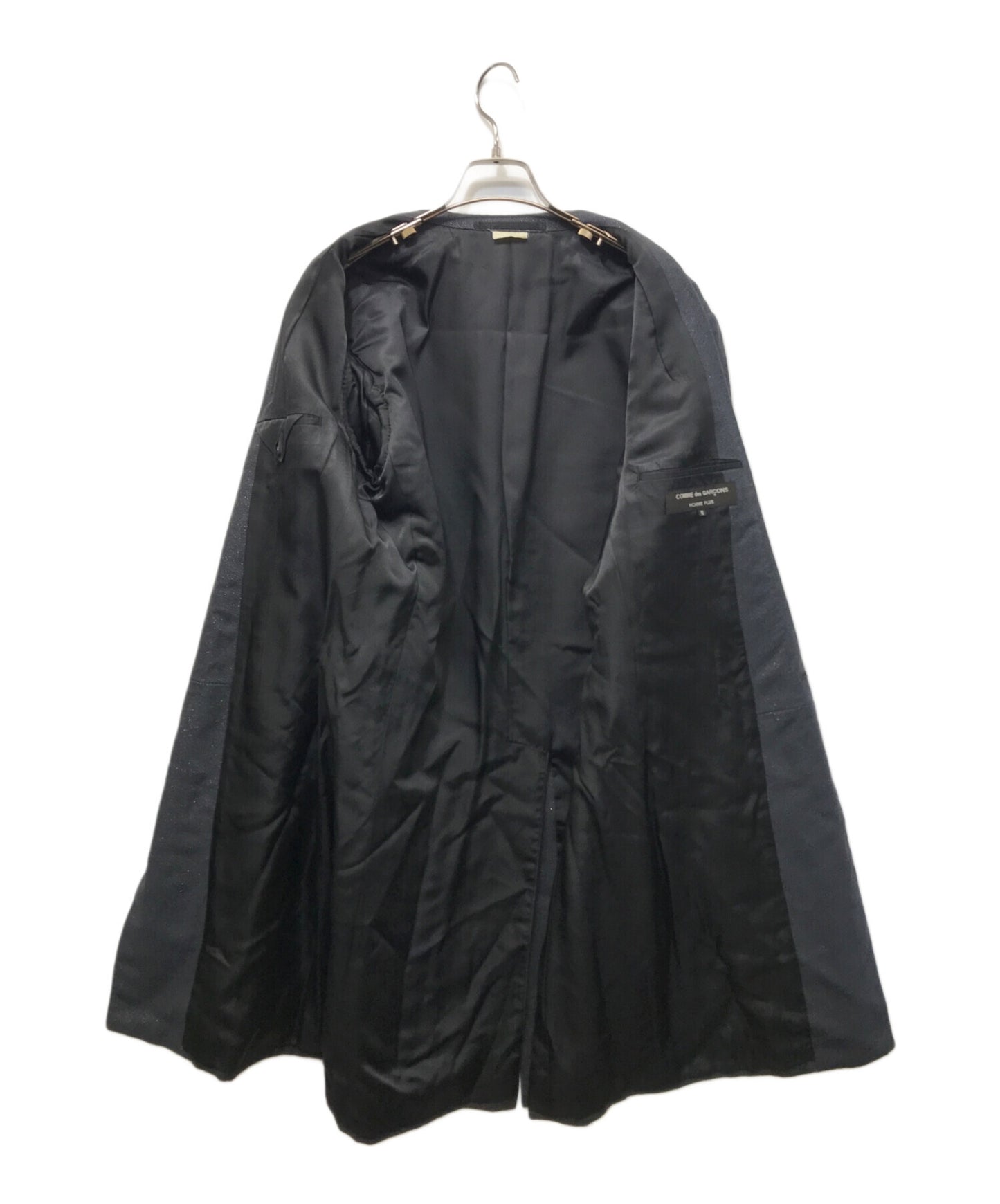 [Pre-owned] COMME des GARCONS HOMME PLUS Shawl Collar Chesterfield Lamé Coat PR-J054