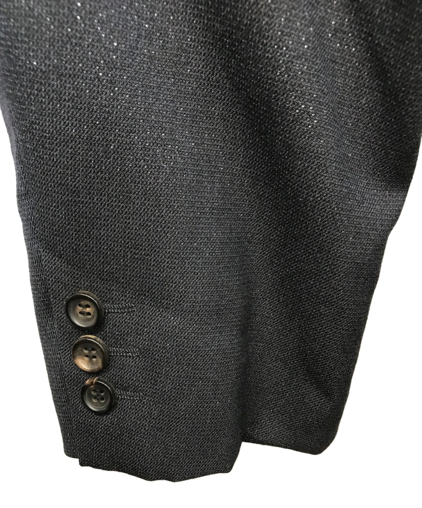 [Pre-owned] COMME des GARCONS HOMME PLUS Shawl Collar Chesterfield Lamé Coat PR-J054