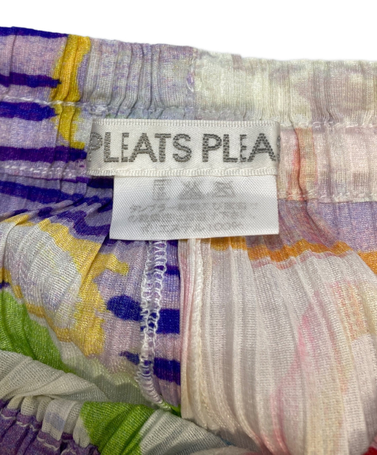 [Pre-owned] PLEATS PLEASE All-Over Print Pleated Pants PP12 JF413