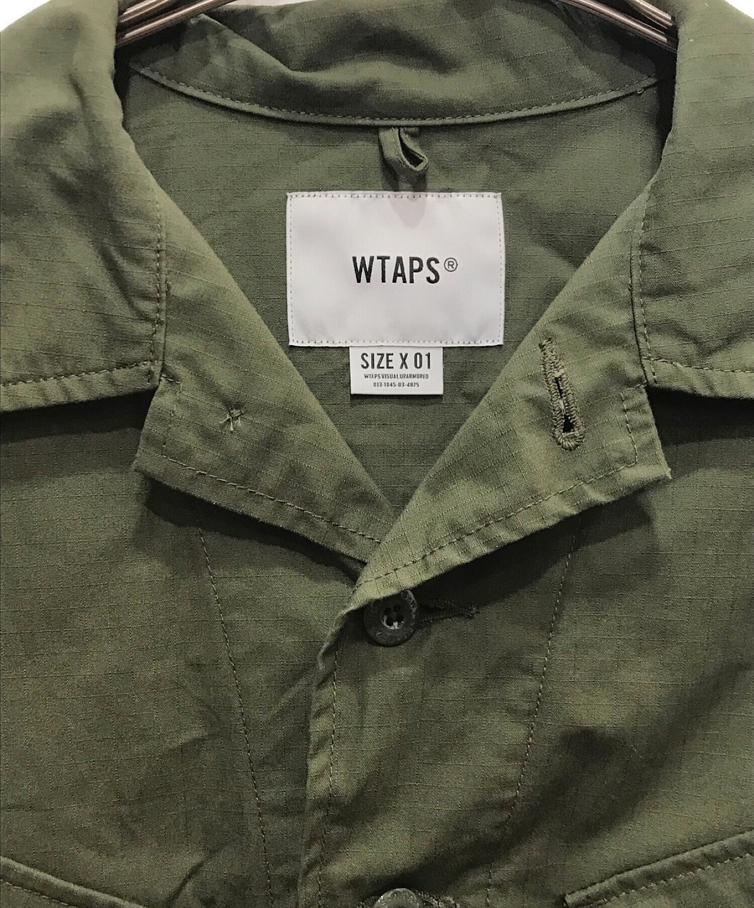 [Pre-owned] WTAPS MODULAR LS COTTON RIPSTOP 212BRDT-SHM03