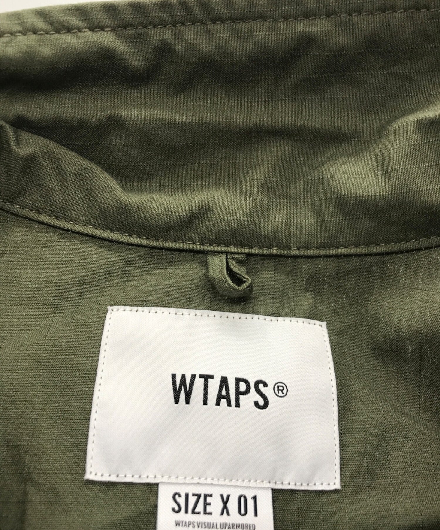 [Pre-owned] WTAPS MODULAR LS COTTON RIPSTOP 212BRDT-SHM03