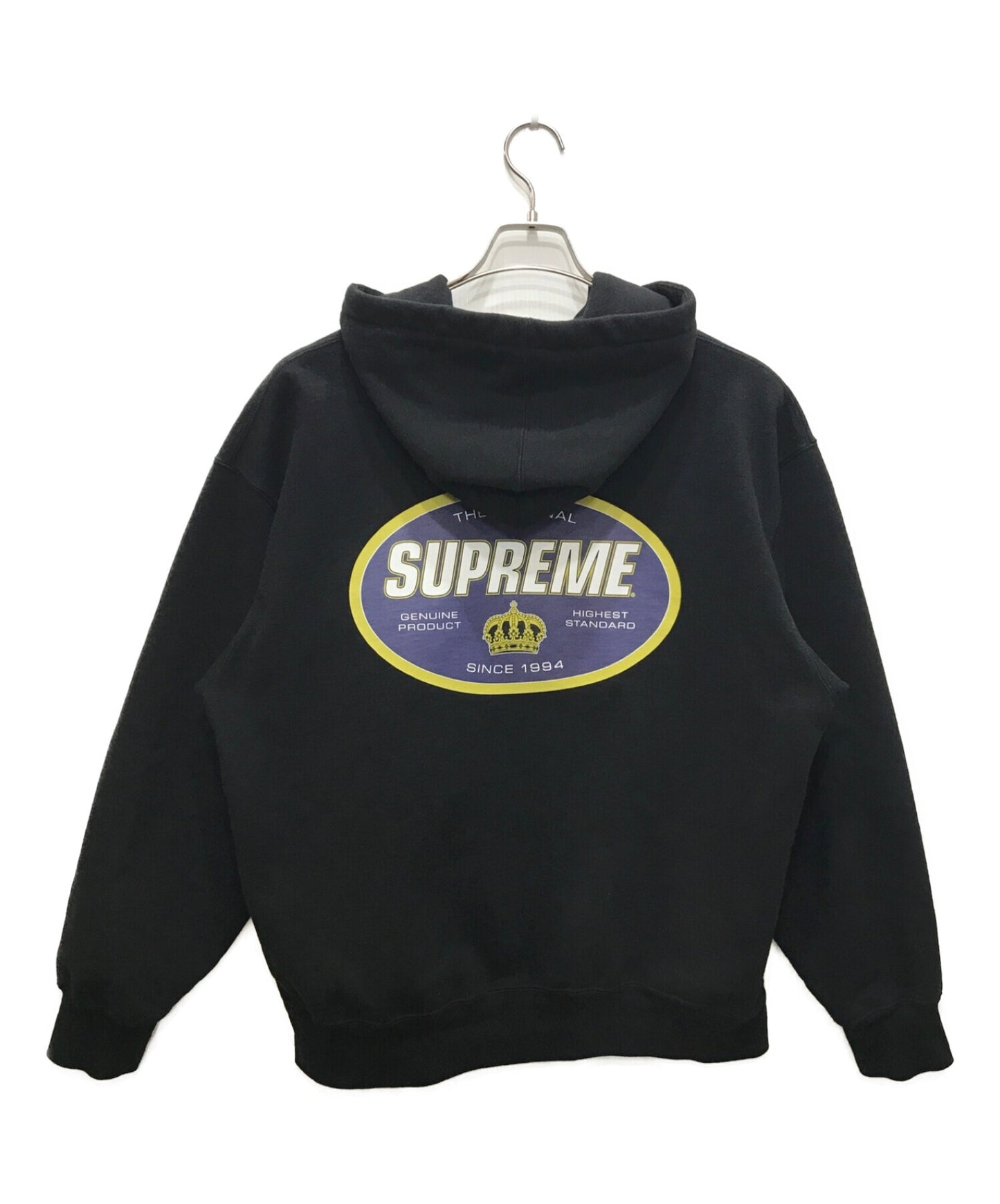 [Pre-owned] SUPREME Crown Logo Print Hoodie