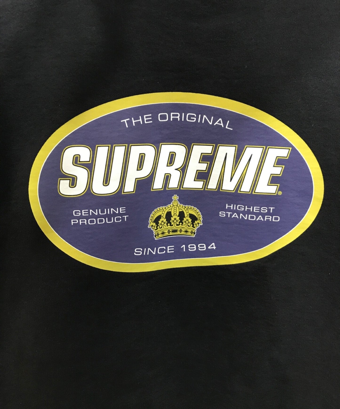 [Pre-owned] SUPREME Crown Logo Print Hoodie