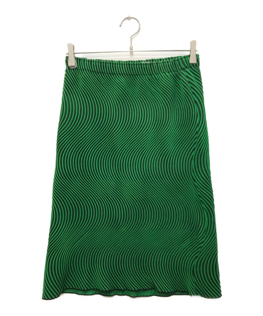 [Pre-owned] ISSEY MIYAKE wave-pleated skirt IM62FG545