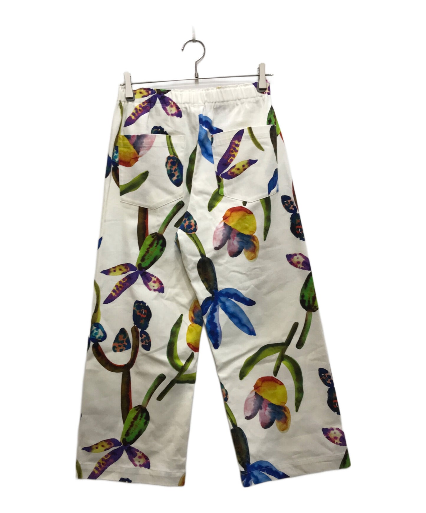 [Pre-owned] me ISSEY MIYAKE flower-patterned pants MI41FF652