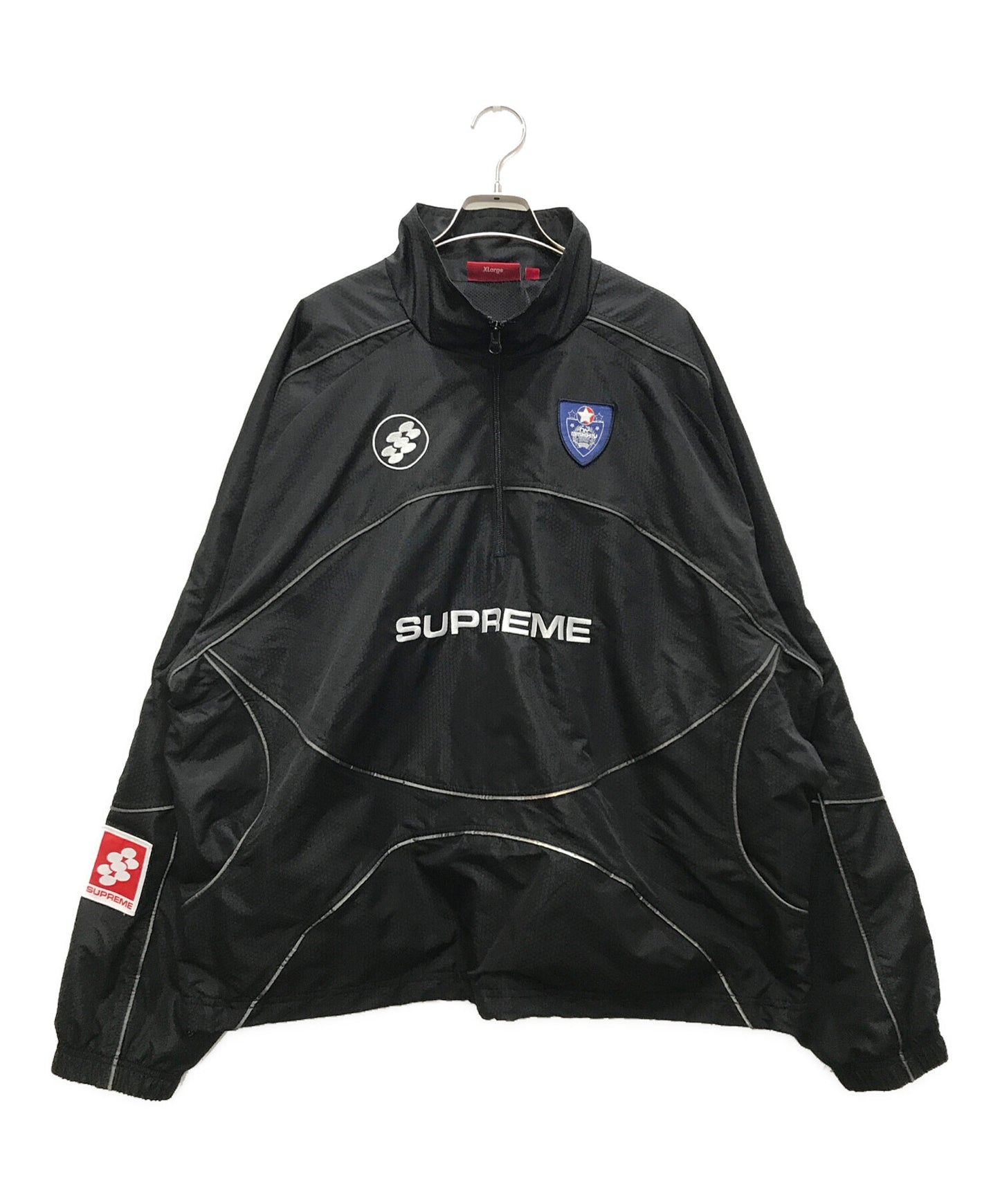 [Pre-owned] SUPREME reflective piping pullover