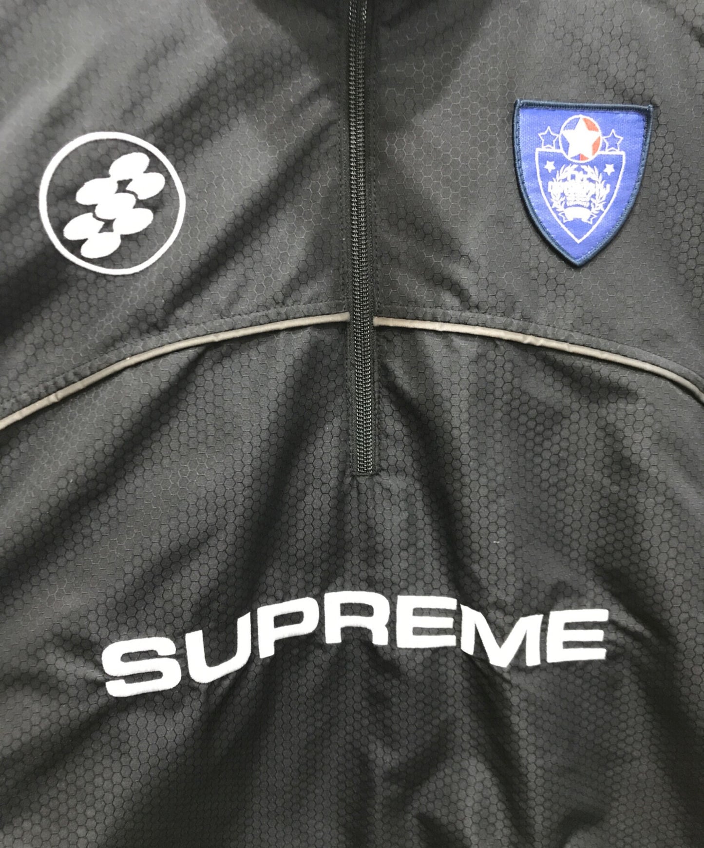 [Pre-owned] SUPREME reflective piping pullover