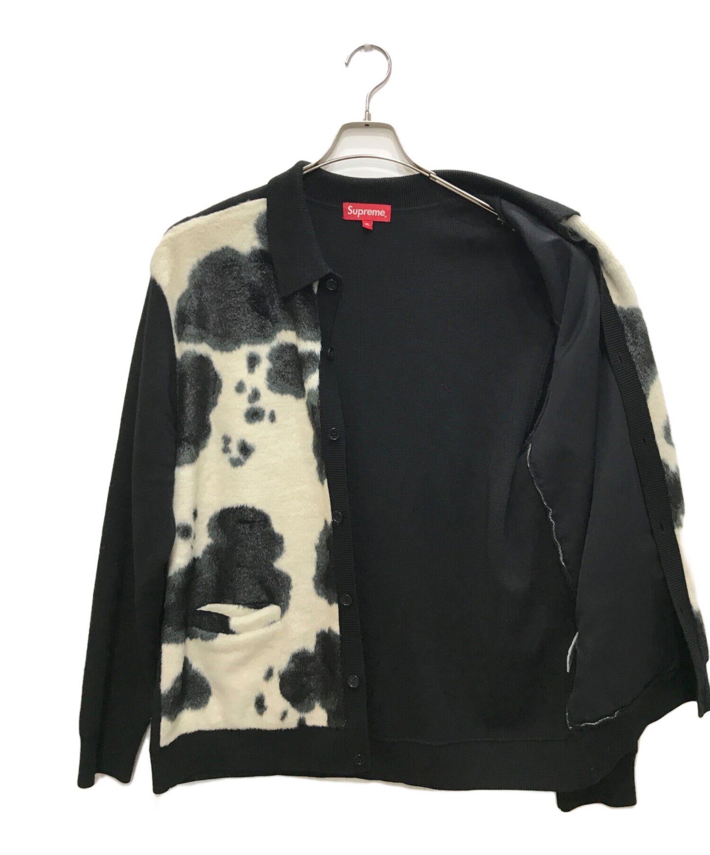 [Pre-owned] SUPREME Cow Print Cardigan