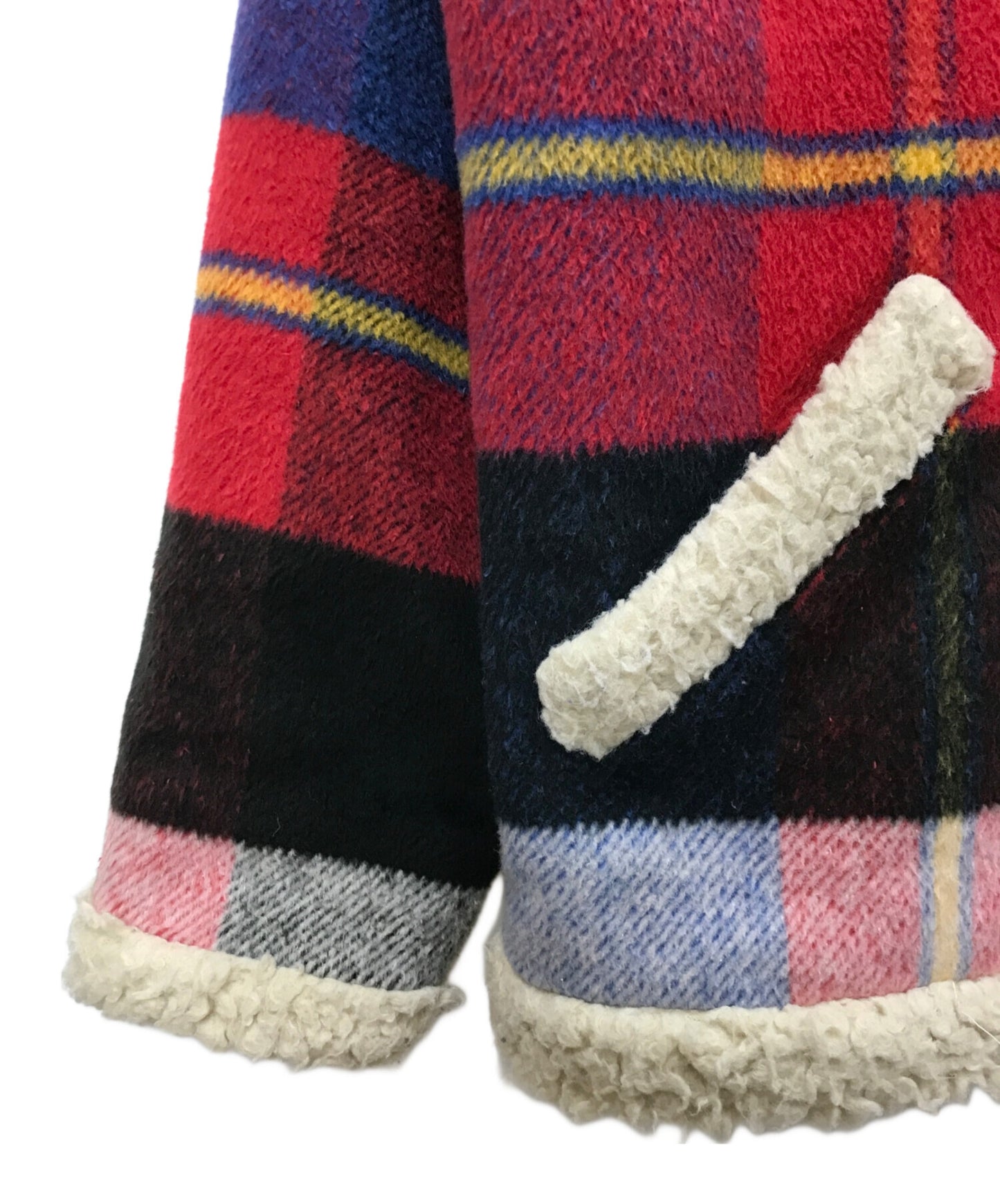 [Pre-owned] SUPREME Plaid Shearling Bomber Jacket