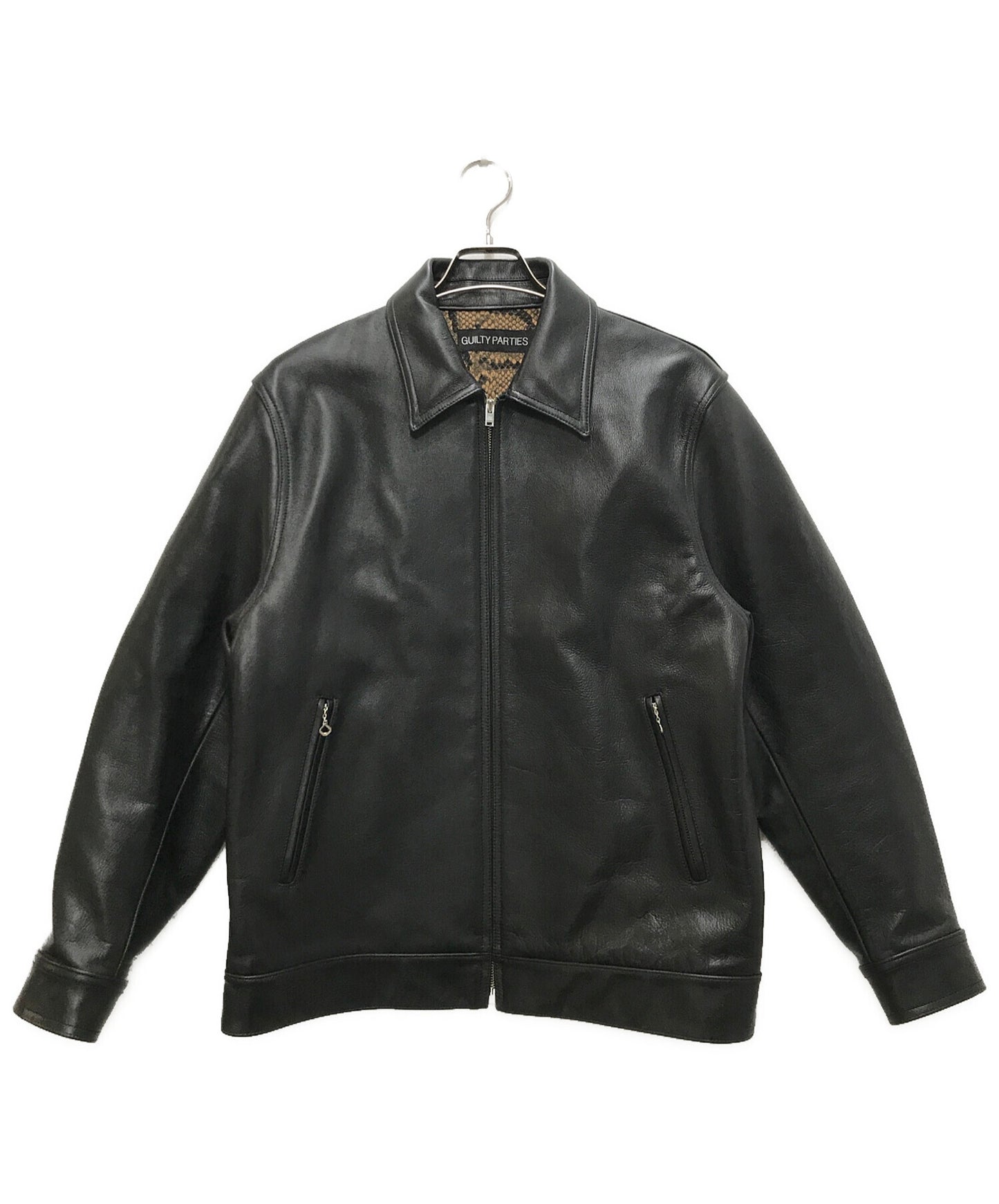 [Pre-owned] WACKO MARIA SINGLE RIDERS LEATHER JACKET