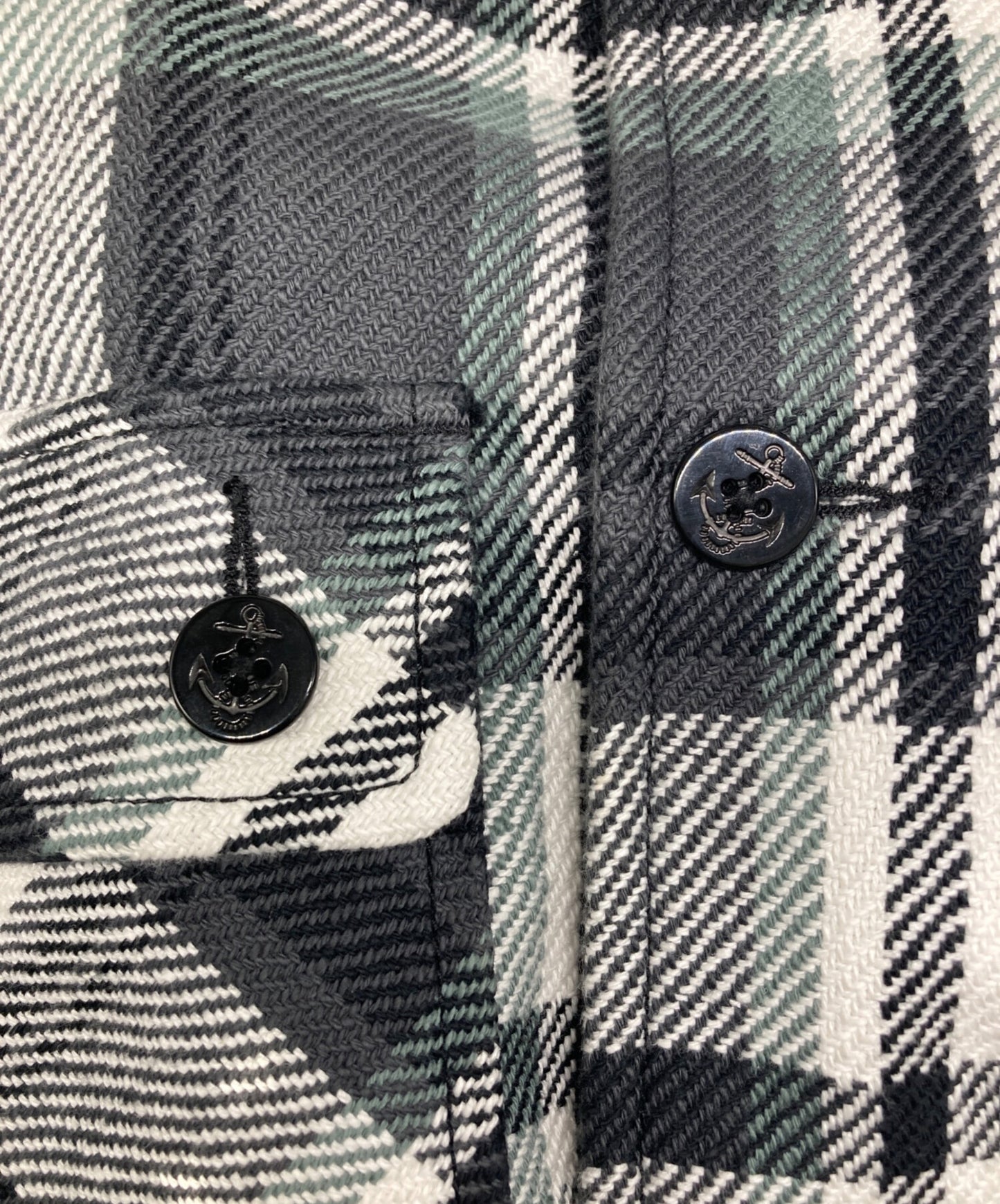 [Pre-owned] A BATHING APE BAPE CHECK CPO JACKET 001LJJ801010M