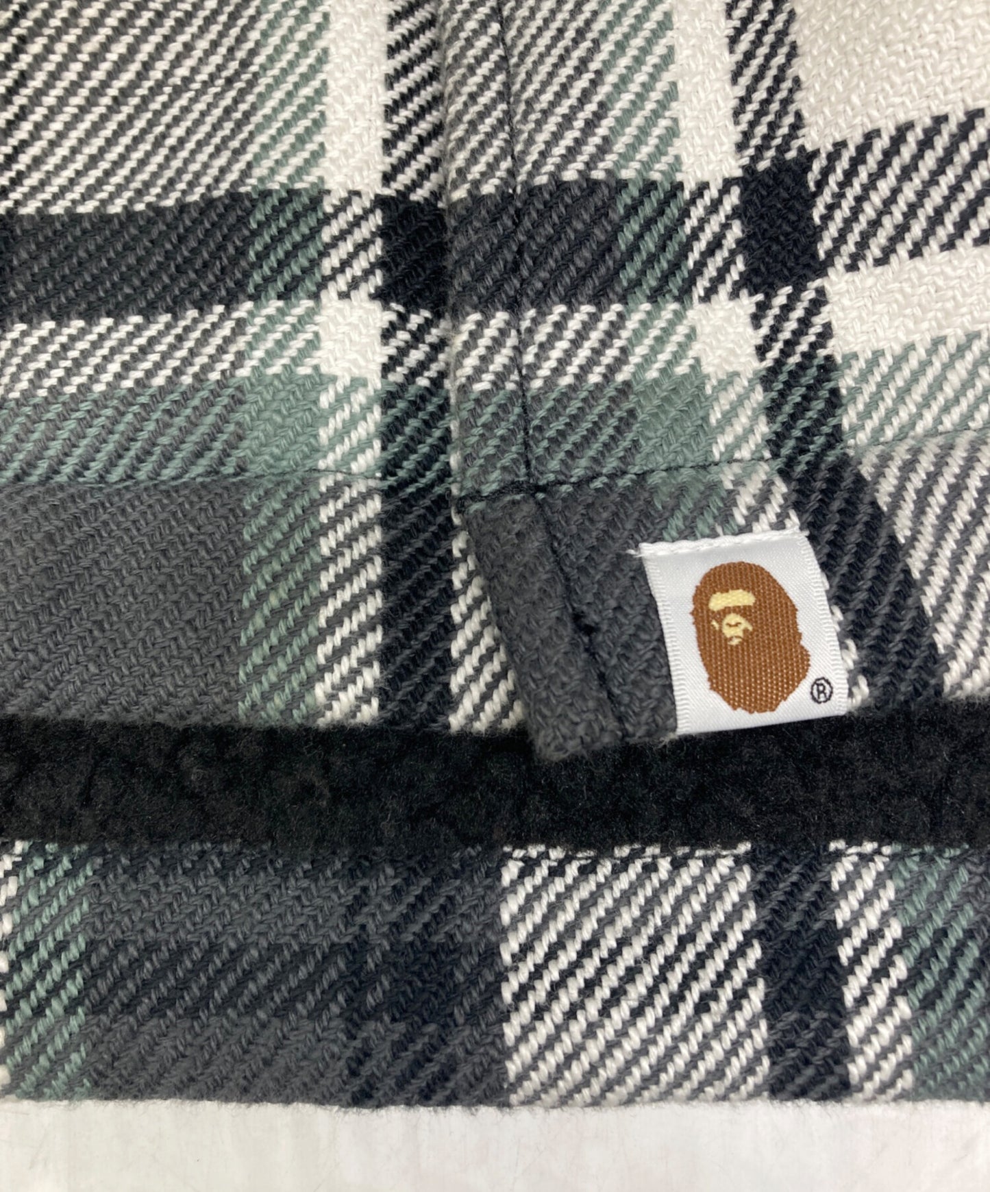 [Pre-owned] A BATHING APE BAPE CHECK CPO JACKET 001LJJ801010M