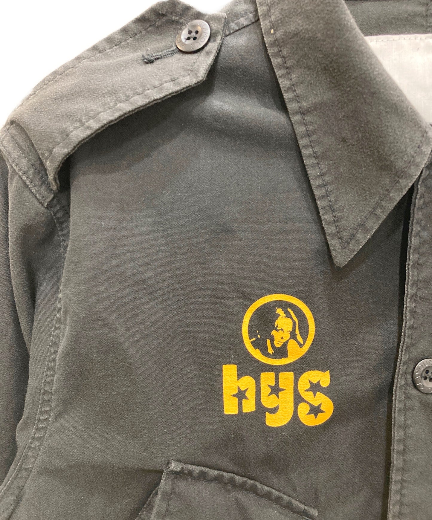 [Pre-owned] Hysteric Glamour HALVED SIGH Military Short Shirt 01201AH01