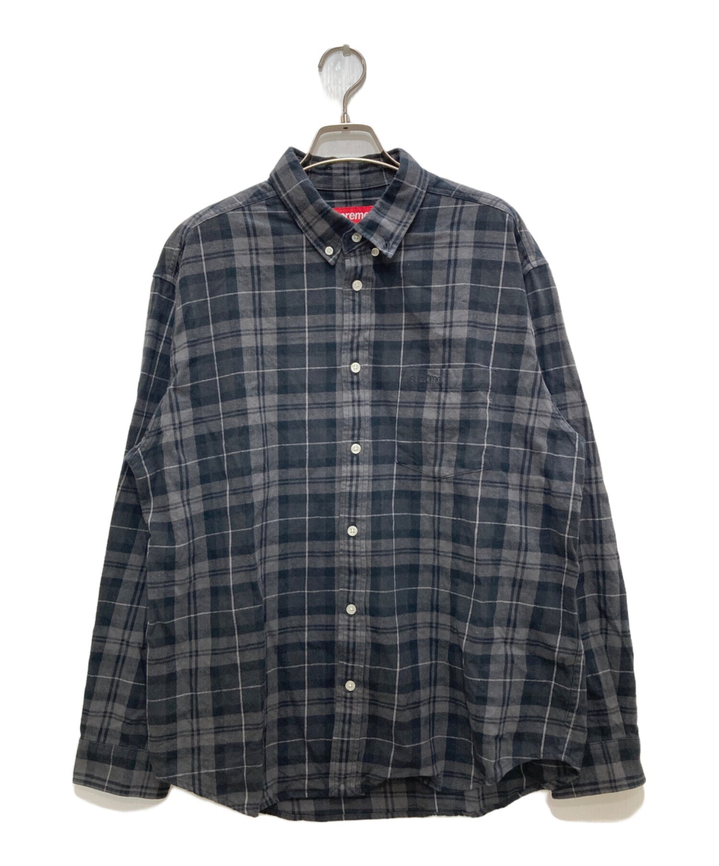 [Pre-owned] SUPREME Plaid Flannel Shirt