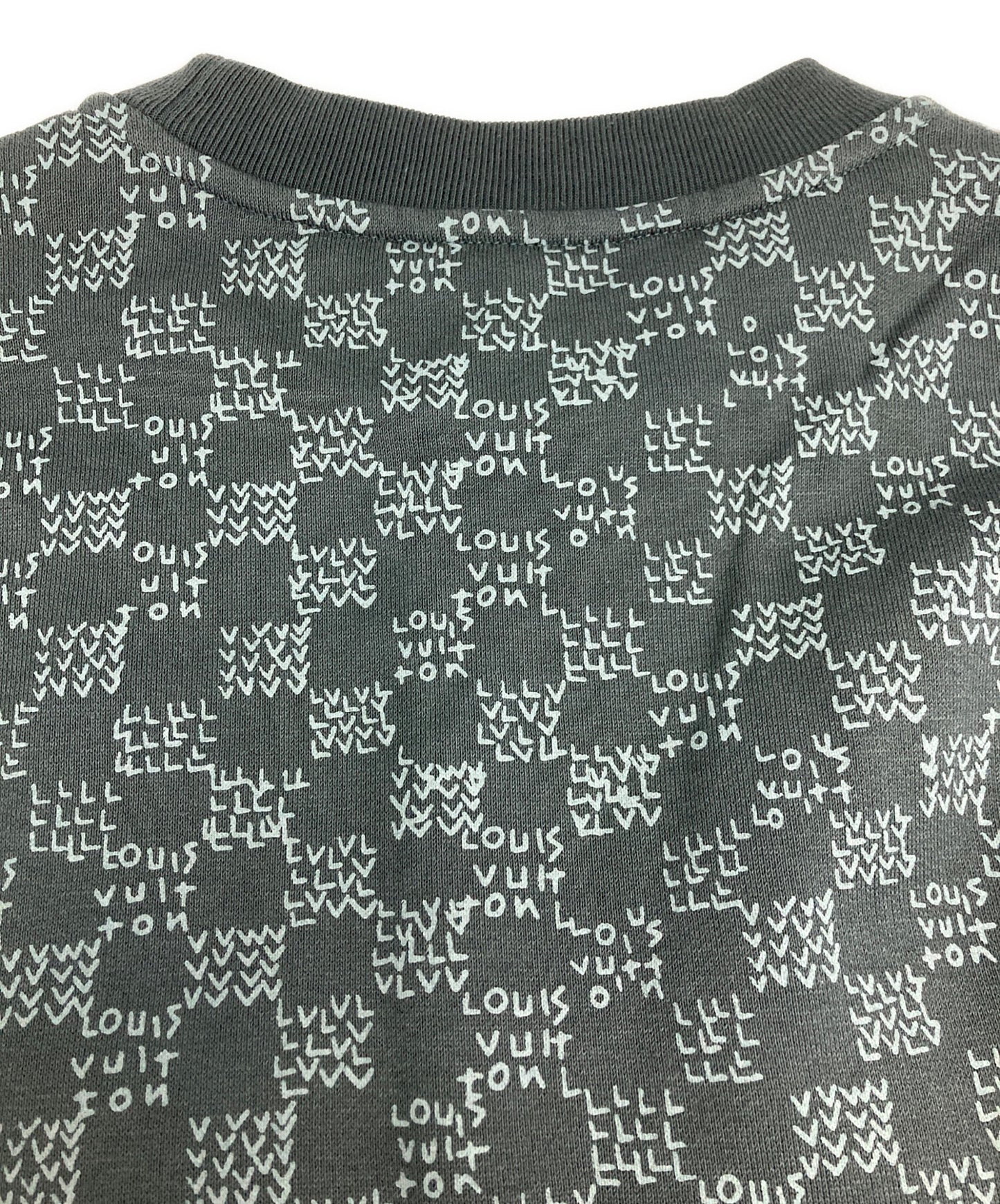 [Pre-owned] LOUIS VUITTON Damier Logo Sweatshirt RM222M IHN HNY11W