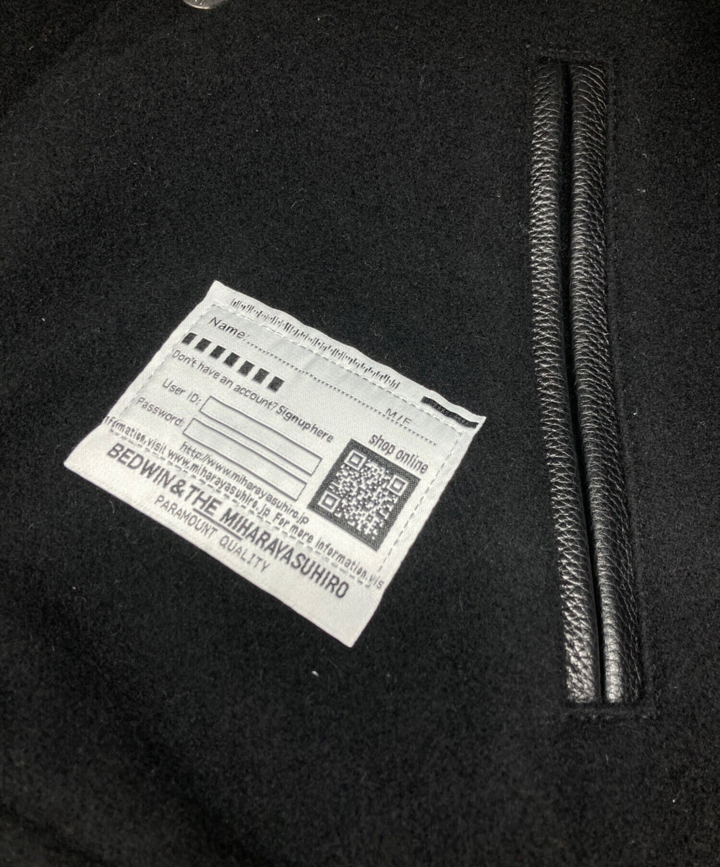 [Pre-owned] Maison MIHARA YASUHIRO Stadium Jacket C15BL012