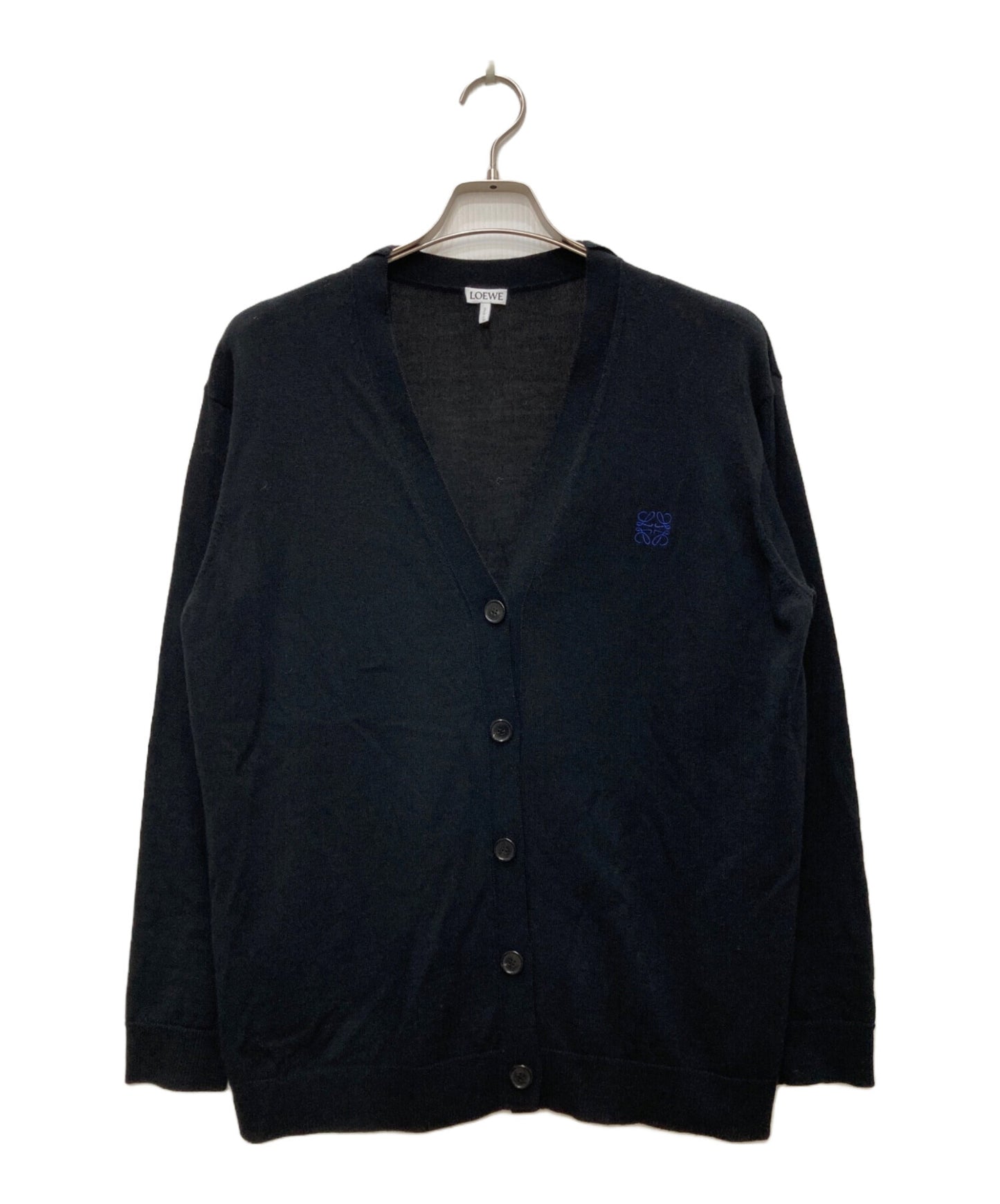 [Pre-owned] LOEWE Anagram Embroidered Wool Cardigan Q825Y16K04