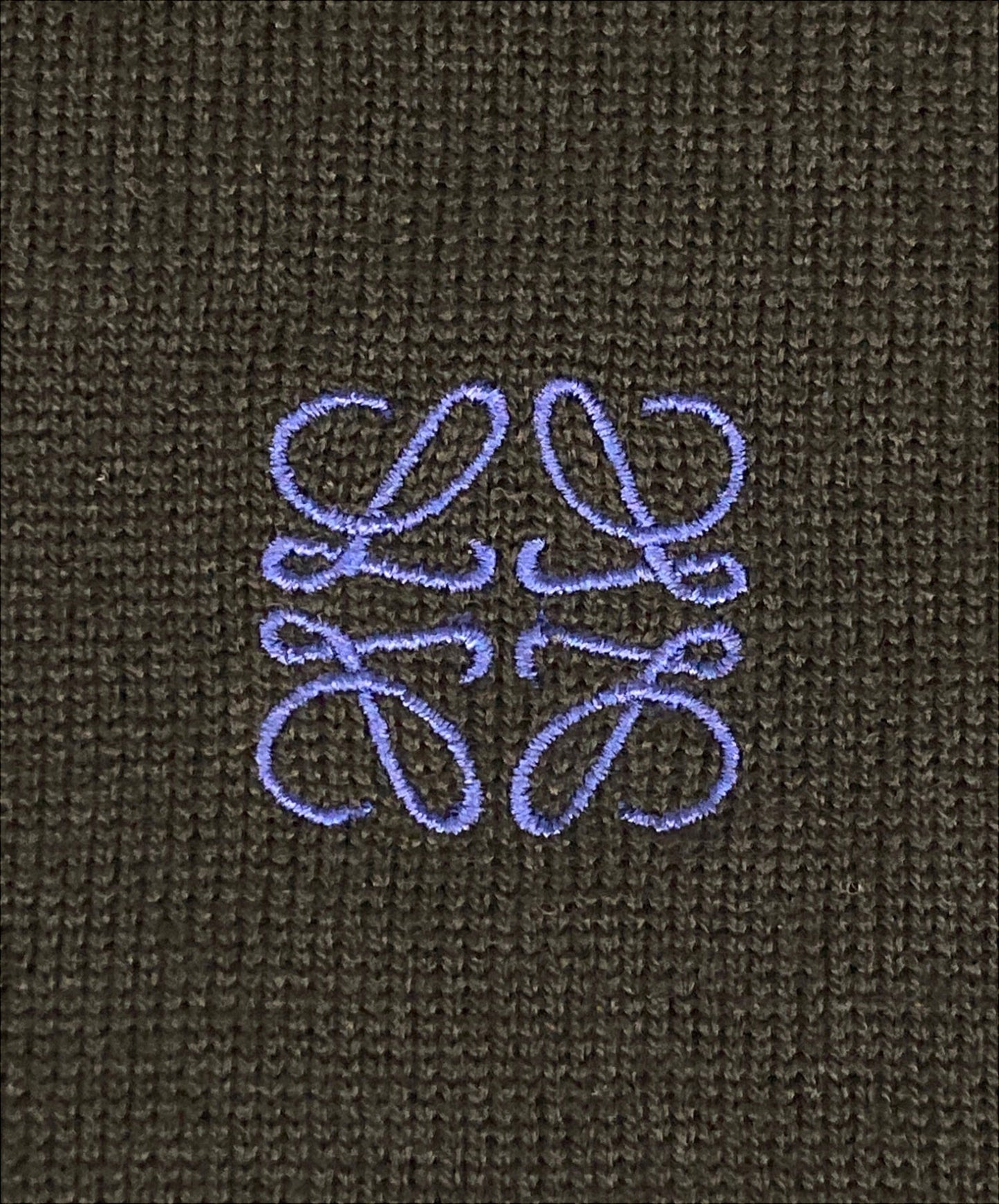 [Pre-owned] LOEWE Anagram Embroidered Wool Cardigan Q825Y16K04