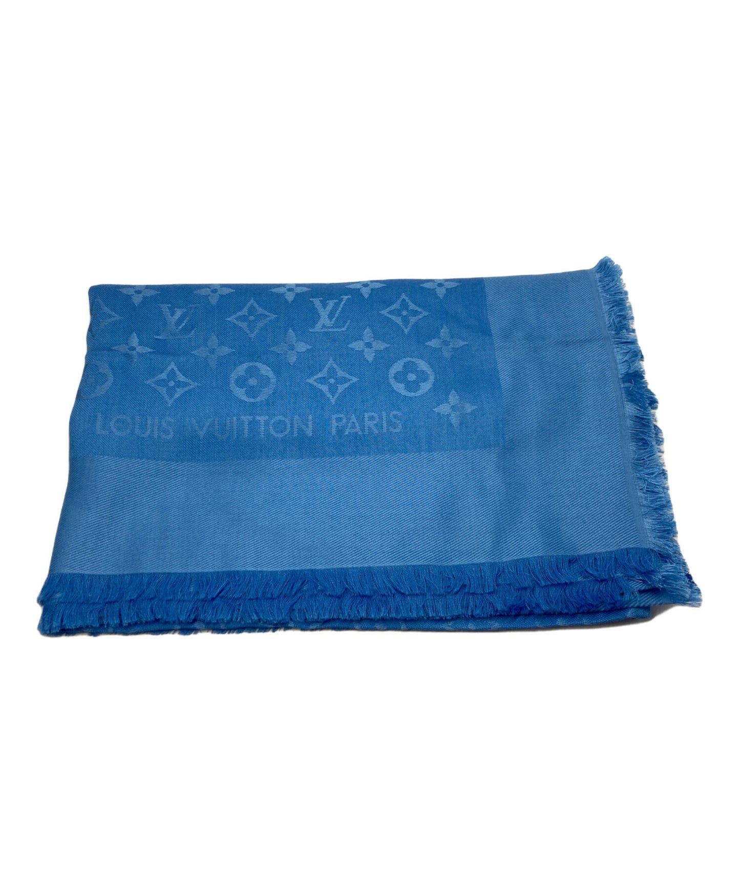 [Pre-owned] LOUIS VUITTON Monogram Wool-Silk Oversized Shawl M78701