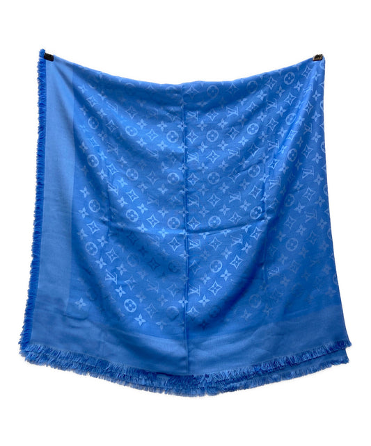 [Pre-owned] LOUIS VUITTON Monogram Wool-Silk Oversized Shawl M78701