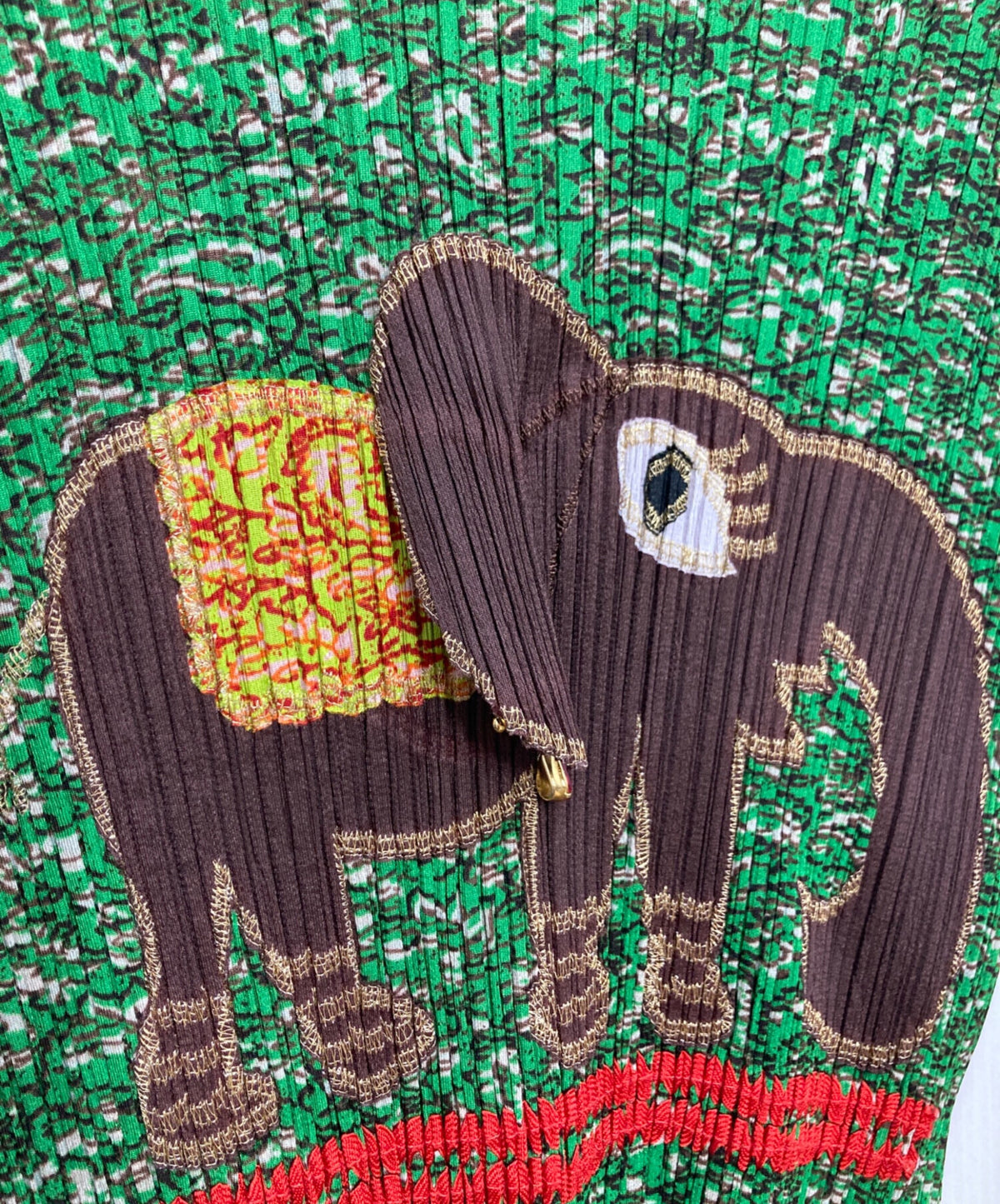 [Pre-owned] PLEATS PLEASE Elephant Pleated T-Shirt PP63-JK522