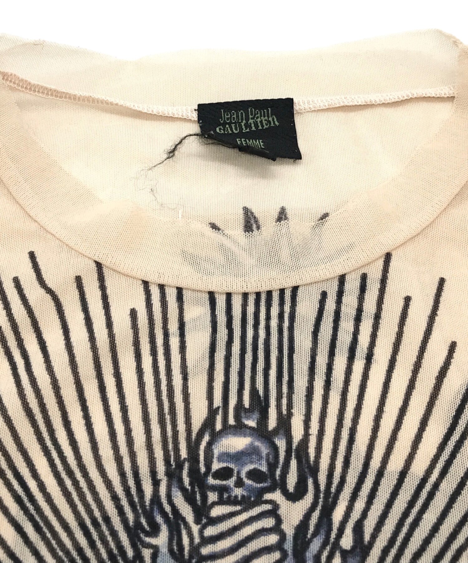 jean paul gaultier femme✨90s powernet 90s jean paul gaultier femme powernet 40 - メルカリ