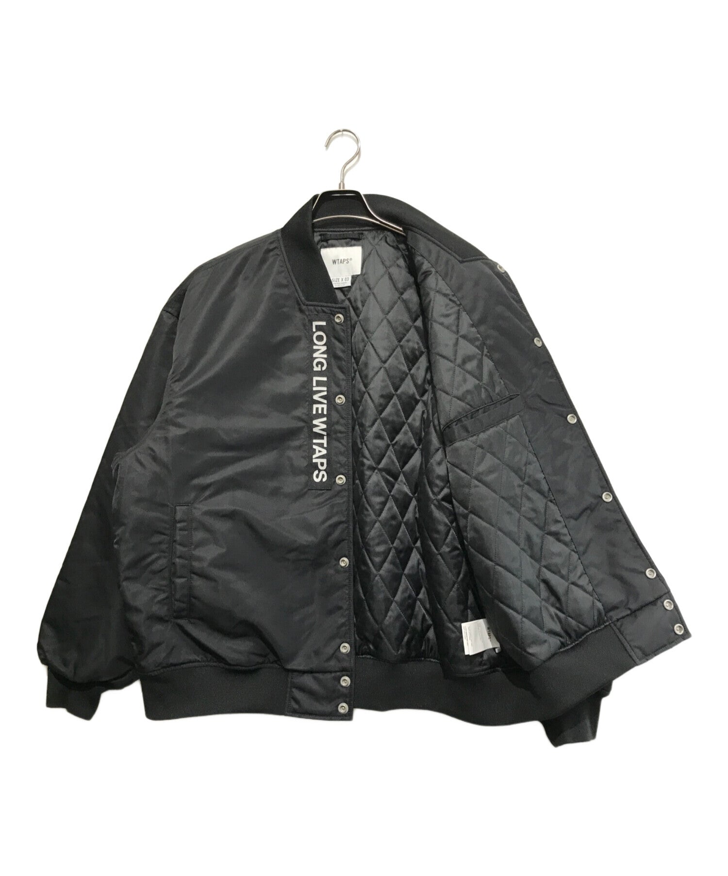 [Pre-owned] WTAPS Nylon Twill UT813/Jacket/Team Jacket 222TQDT-JKM01