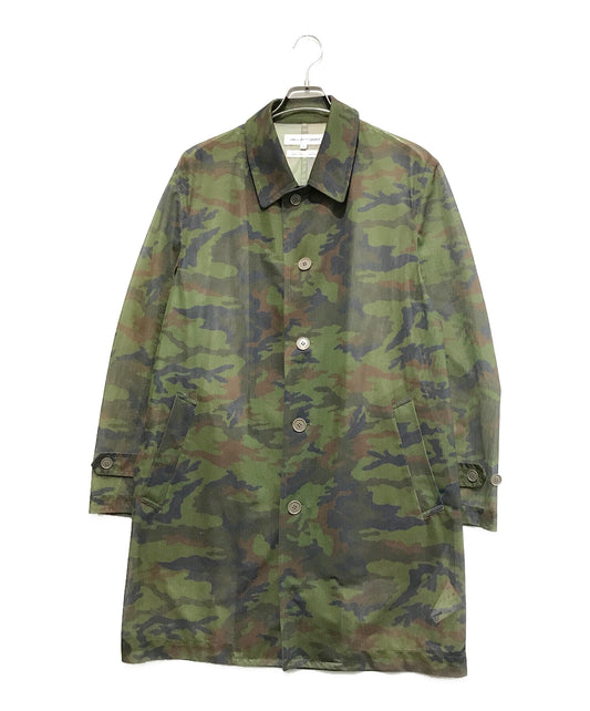 [Pre-owned] COMME des GARCONS Camouflage Mesh Stencil Collar Coat S10104