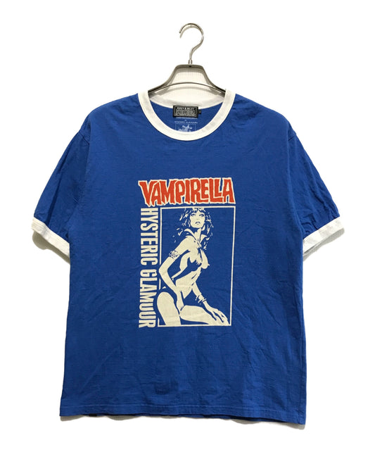 [Pre-owned] Hysteric Glamour 22SS VAMPIRELLA HYSTERIC ISSUE / Short-Sleeved Cut & Sew / Printed Cut & Sew 02222CT02